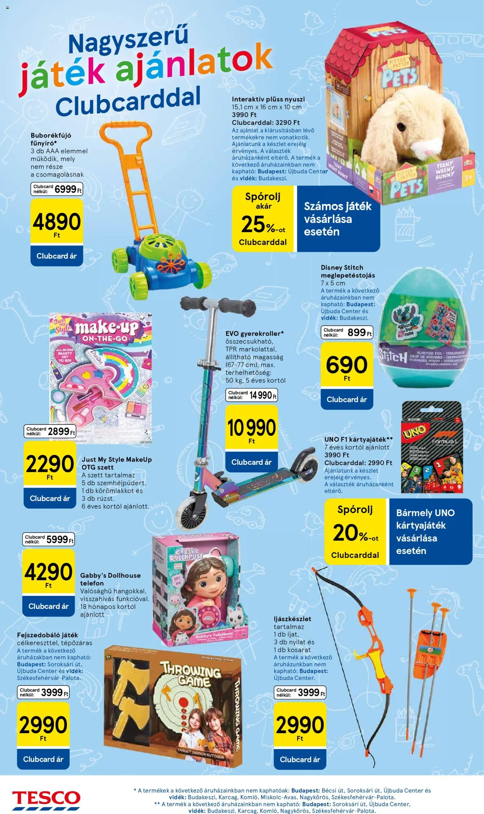 Tesco akciós ujság - amely érvényes a következő dátumtól: 26.03.2026 | Oldal: 14 | Termékek: Telefon, Játék, Plüss