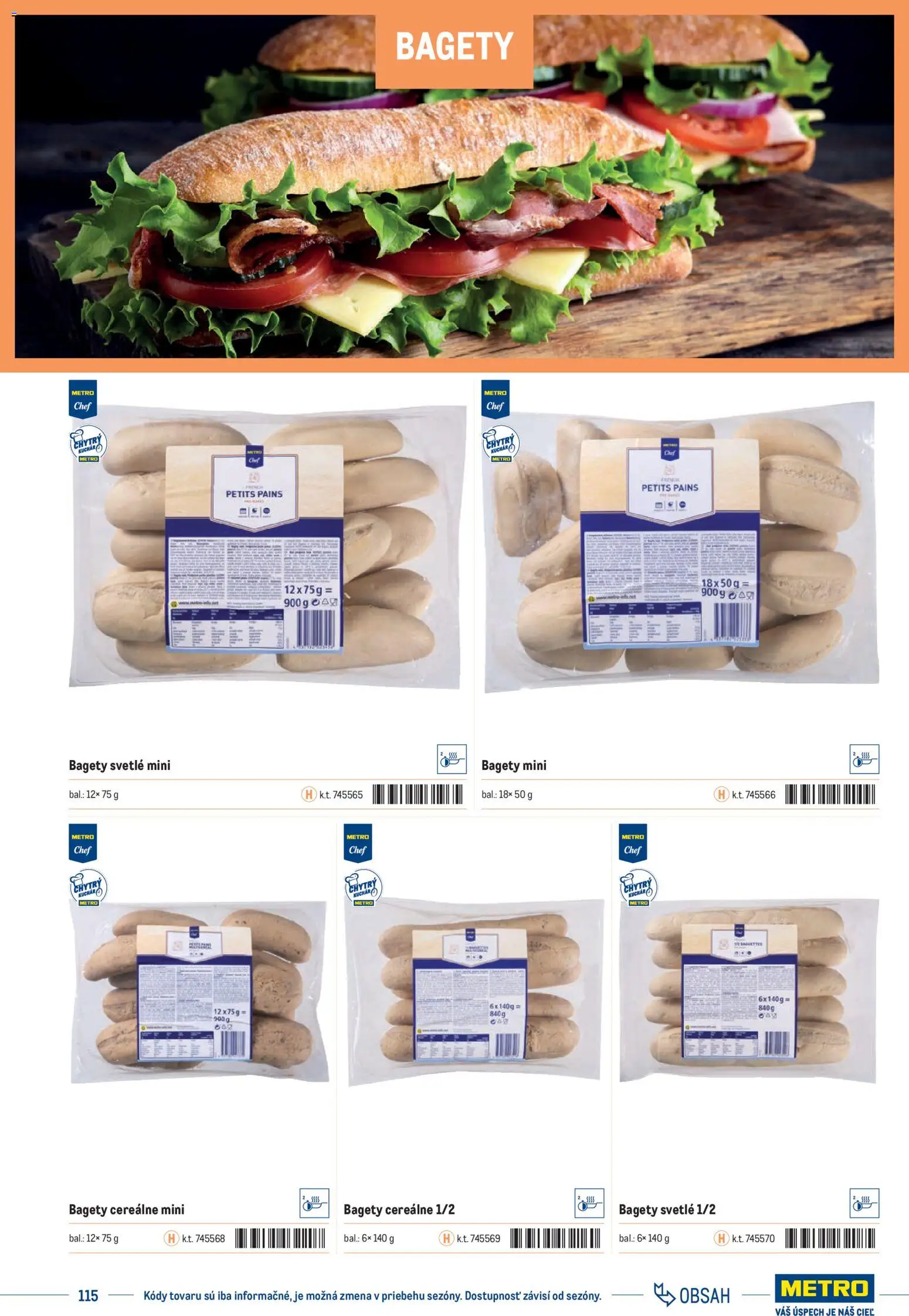 Nové Metro akcie – leták je platný od 01.01.2025 | Strana: 115