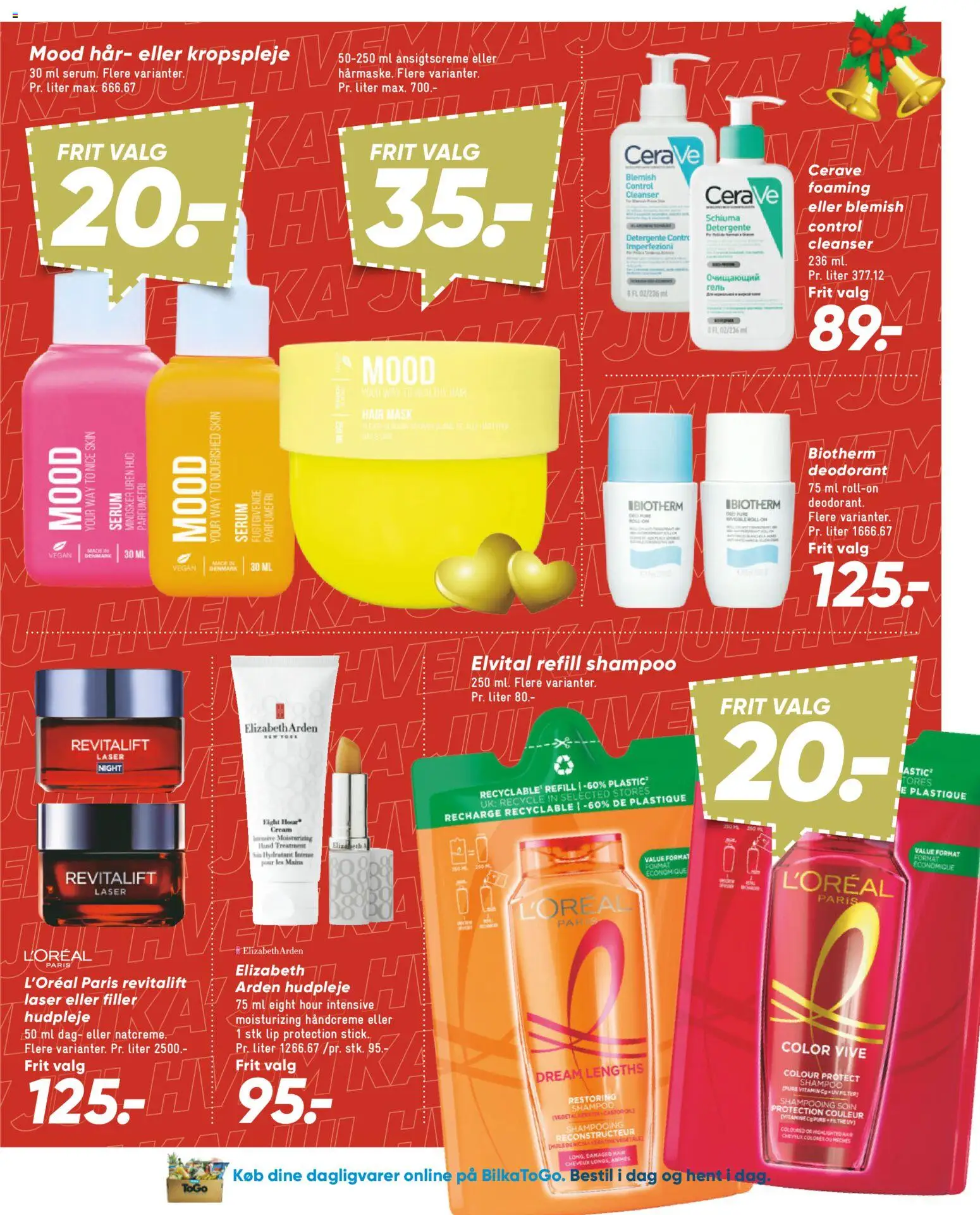 Bilka tilbudsavis – gyldig fra 05.12.2025 | Side: 56 | Produkter: Shampoo, Håndcreme, Deodorant