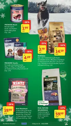 Fressnapf Prospekt 	 ab 04.12.2025 gültig | Seite: 3 | Produkte: Gemüse, Getreide, Fleisch, Ente