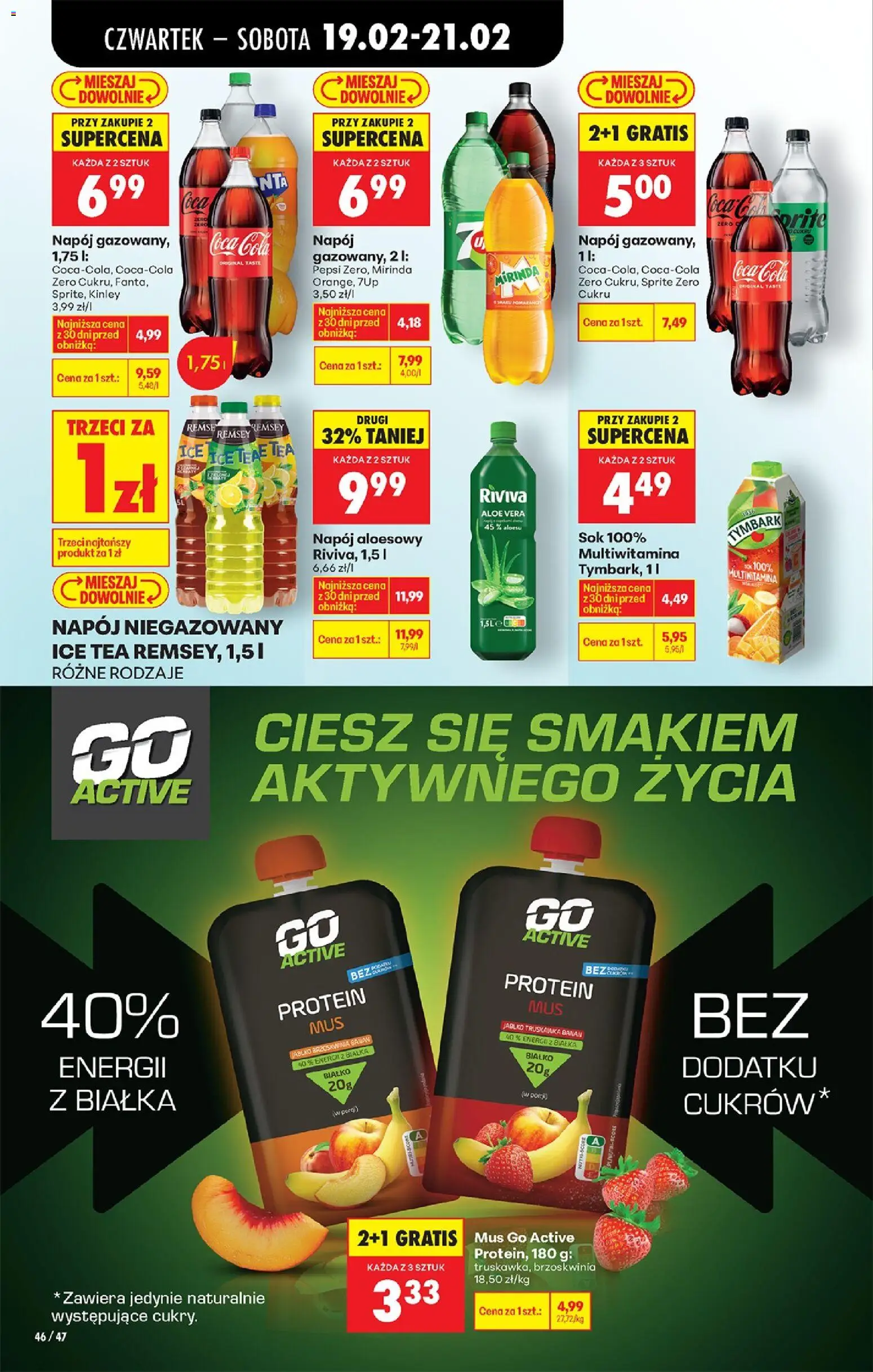 Biedronka gazetka - Oferta w tym tygodniu od 19.02.2026 | Strona: 54 | Produkty: Ice Tea, Napój aloesowy, Pepsi, Banan