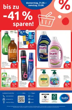 Budni Prospekt 	 - gültig ab dem 18.08.2025 | Seite: 8 | Produkte: Kolln, Haarspray, Waschmittel, Flocken