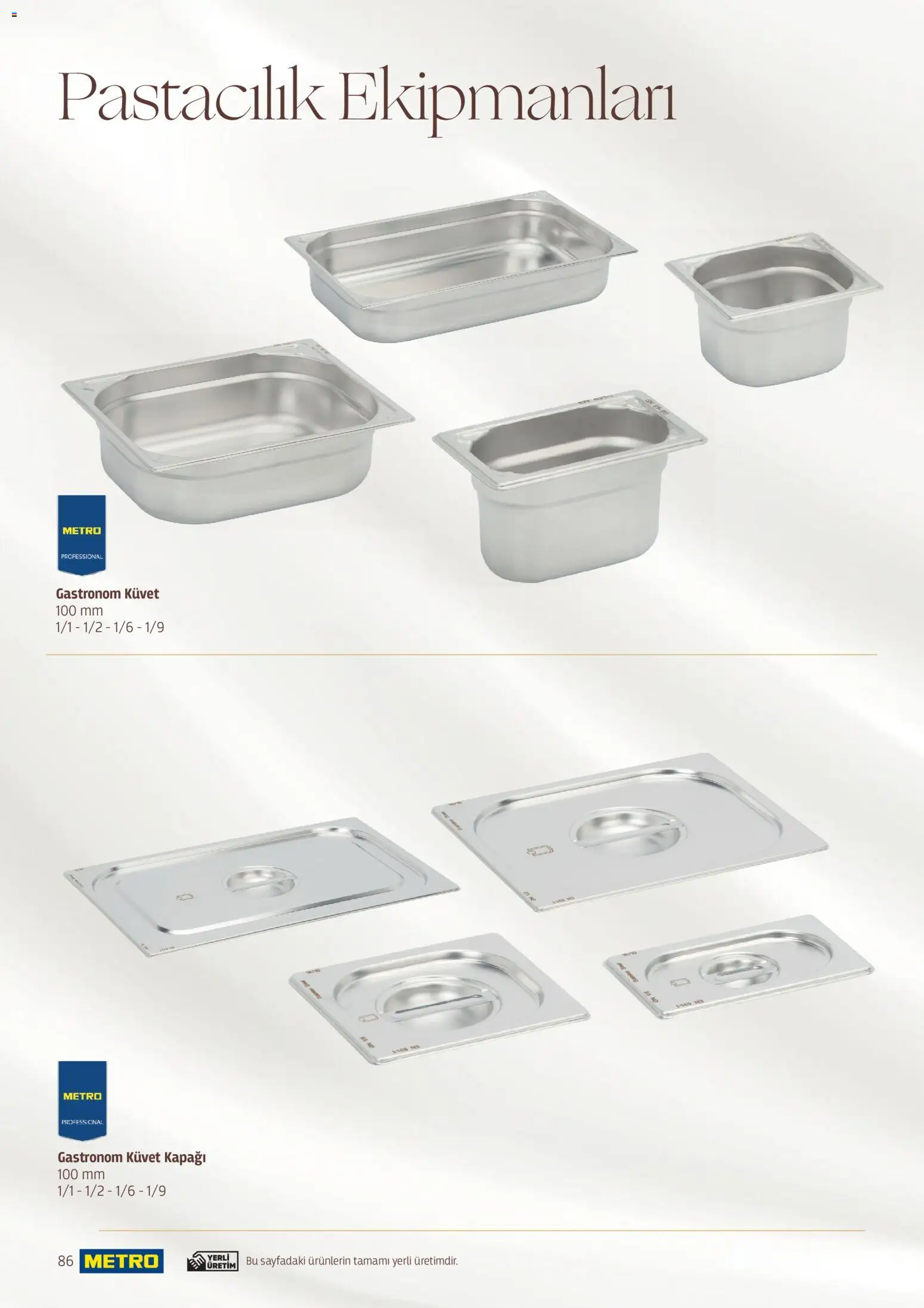 Metro - Pastacılık Kataloğu - 06.04.2026 tarihinden itibaren geçerlidir | Sayfa: 86