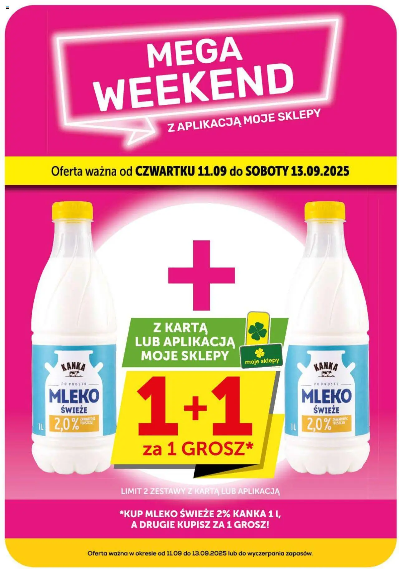 Euro Sklep Gazetka od 04.09.2025 | Strona: 25 | Produkty: Karta, Mleko