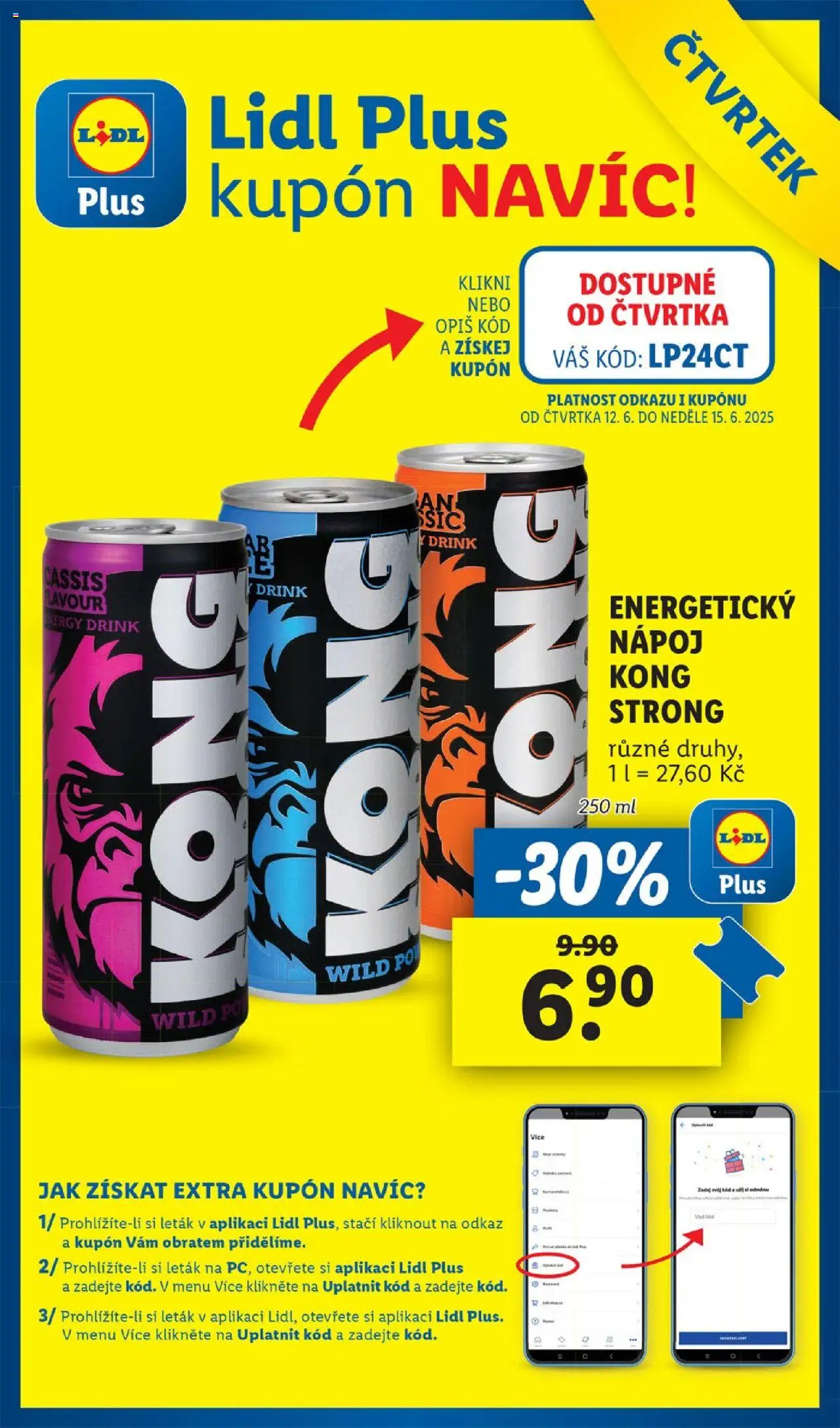 Lidl leták od 12.06.2025 | Strana: 46 | Produkty: Kong Strong, Energetický nápoj, Energy drink
