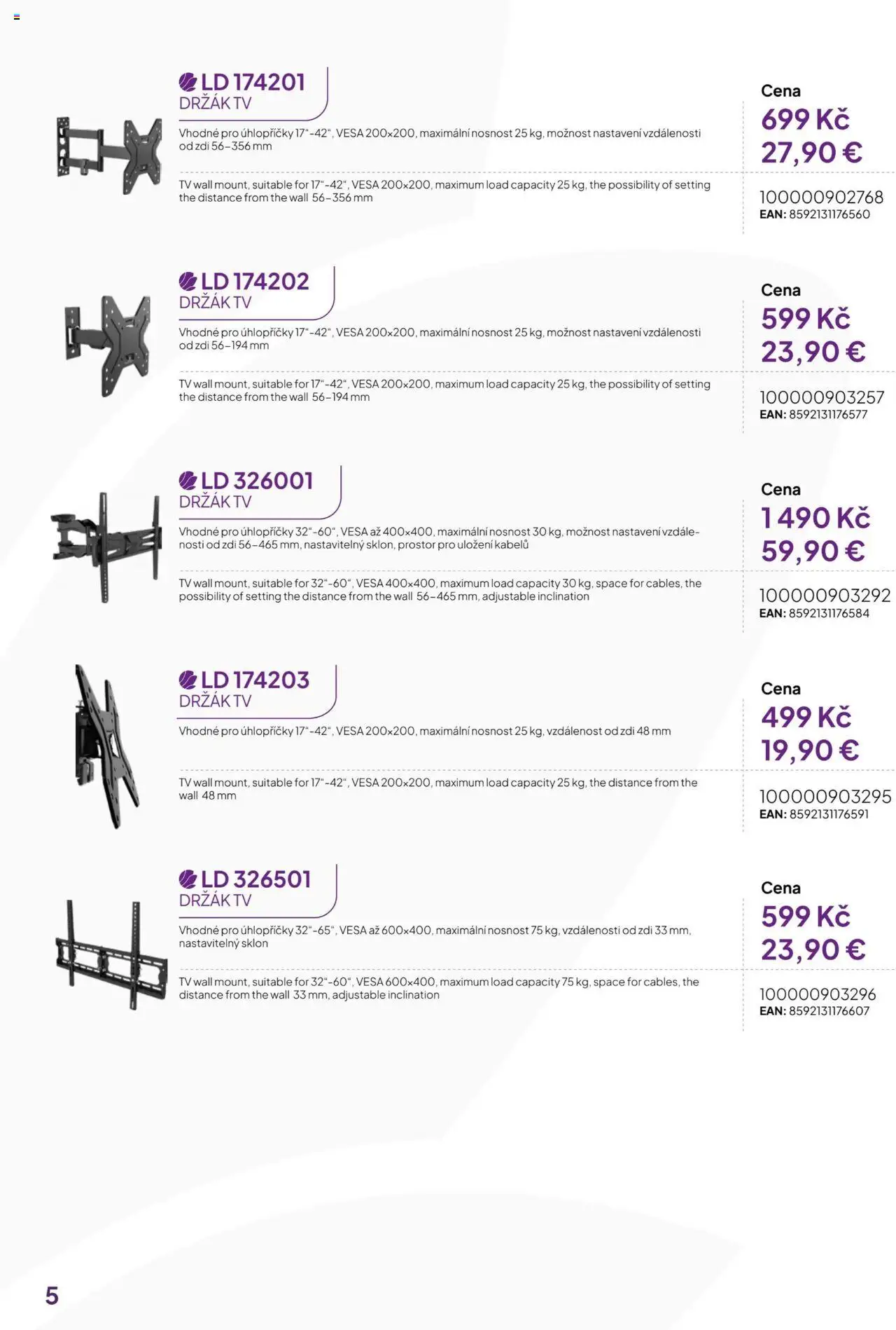 Expert elektro katalog - ECG - Televize audio-video od 19.08.2024 | Strana: 5 | Produkty: Tv
