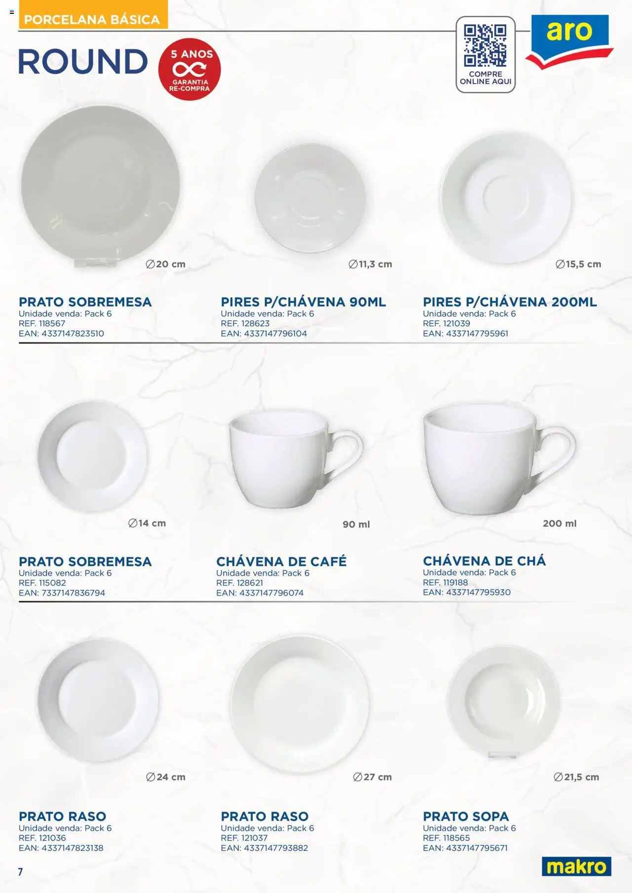 Makro Catálogo Serviço de Mesa │ válido de 01.08.2024 | Página: 7 | Produtos: Sopa, Café, Chá