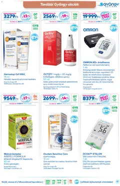 Gyöngy Patikák Akciós újság - amely érvényes a következő dátumtól: 01.11.2025 | Oldal: 17