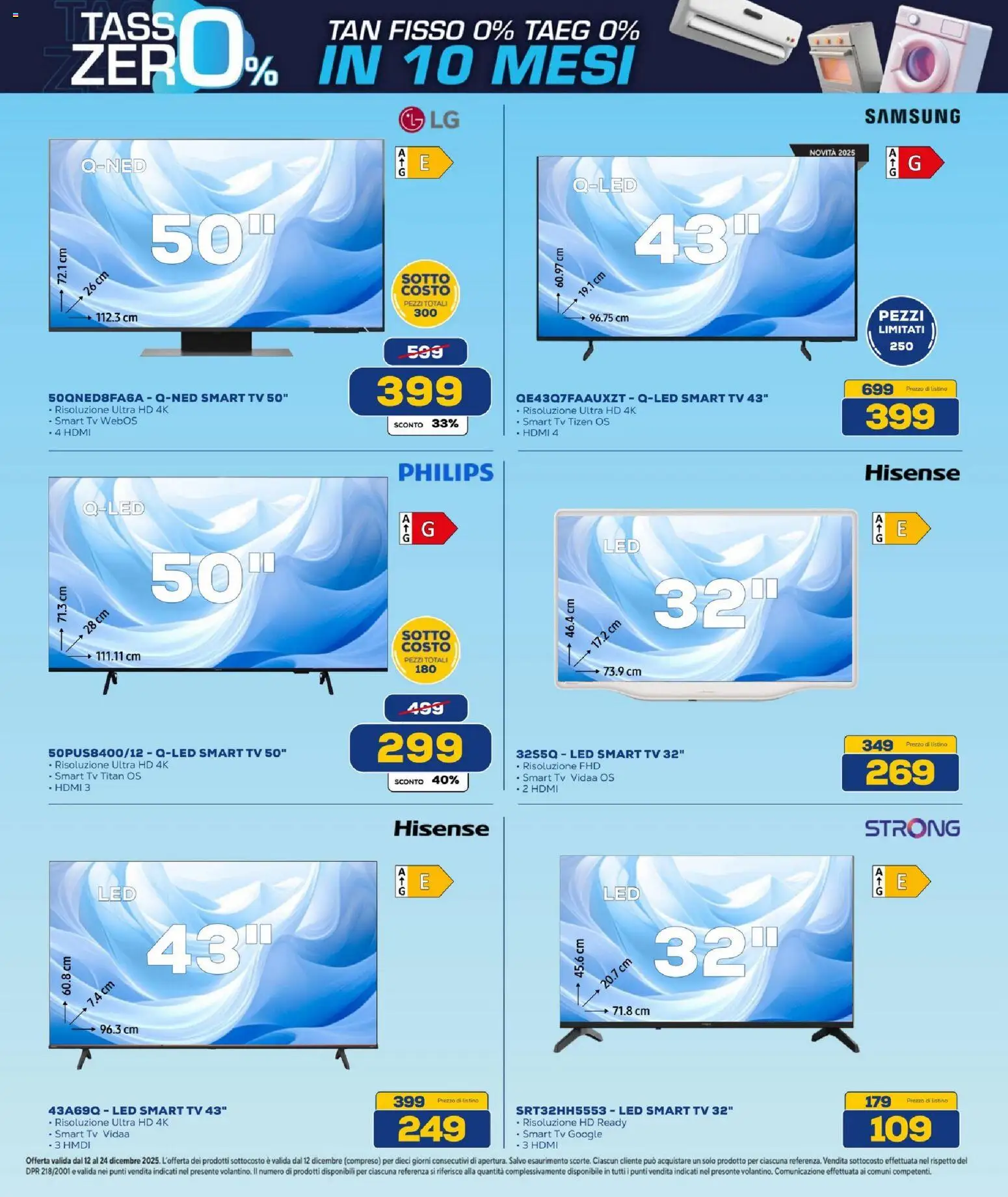 Volantino BRUNO del 12.12.2025 | Pagina: 25 | Prodotti: smart TV, TV, Samsung