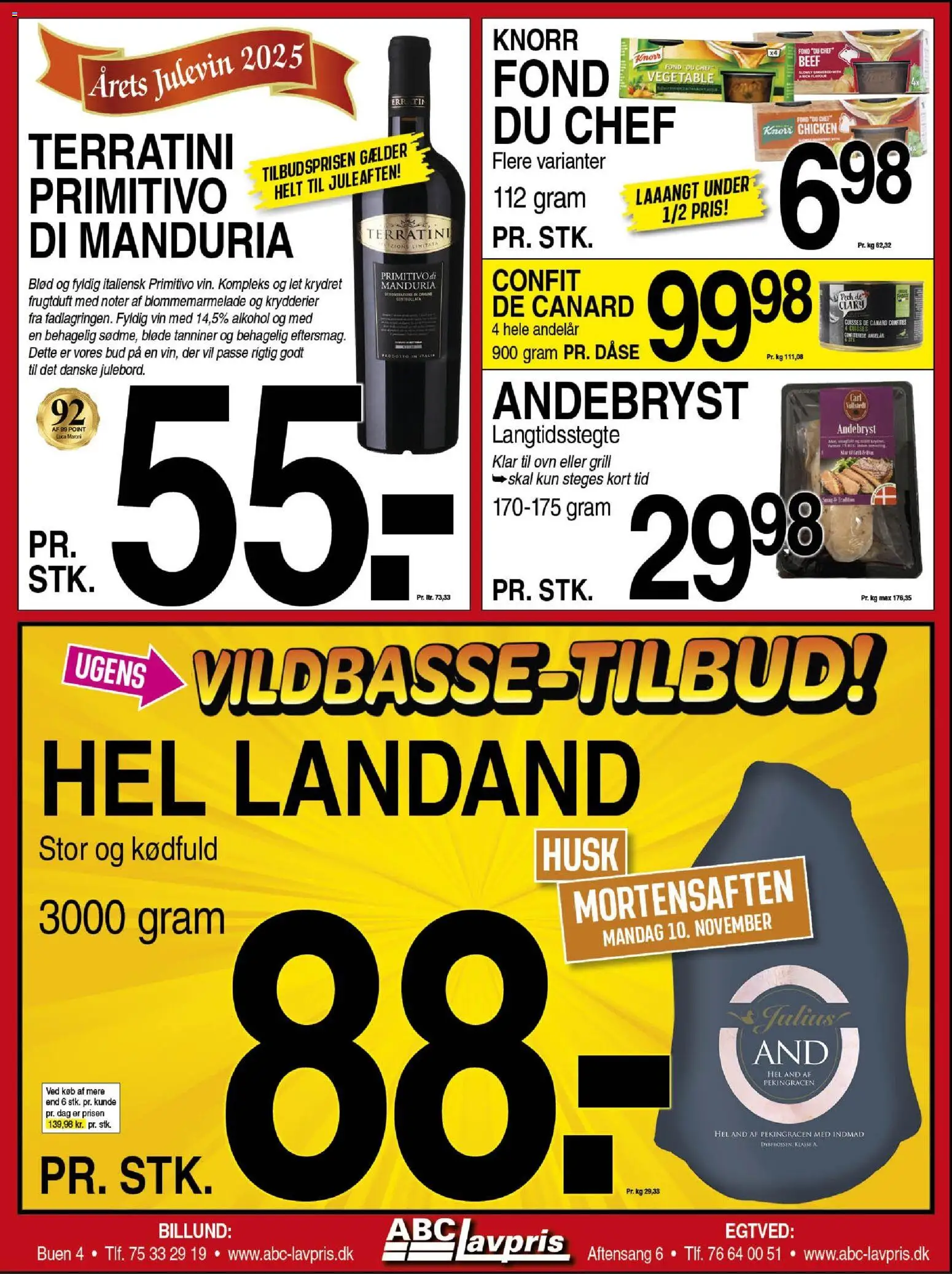 Abc Lavpris tilbudsavis – gyldig fra 29.10.2025 | Side: 4 | Produkter: Vin, Ovn, Grill