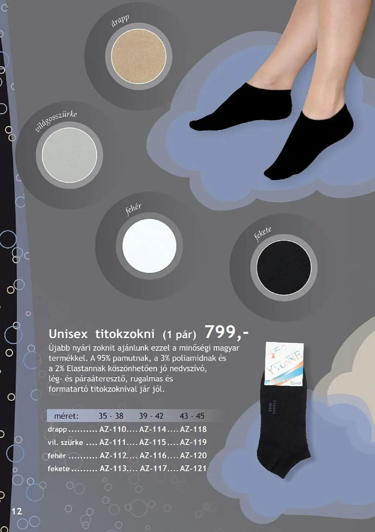 Betly akciós ujság - amely érvényes a következő dátumtól: 16.06.2025 | Oldal: 12 | Termékek: Titokzokni