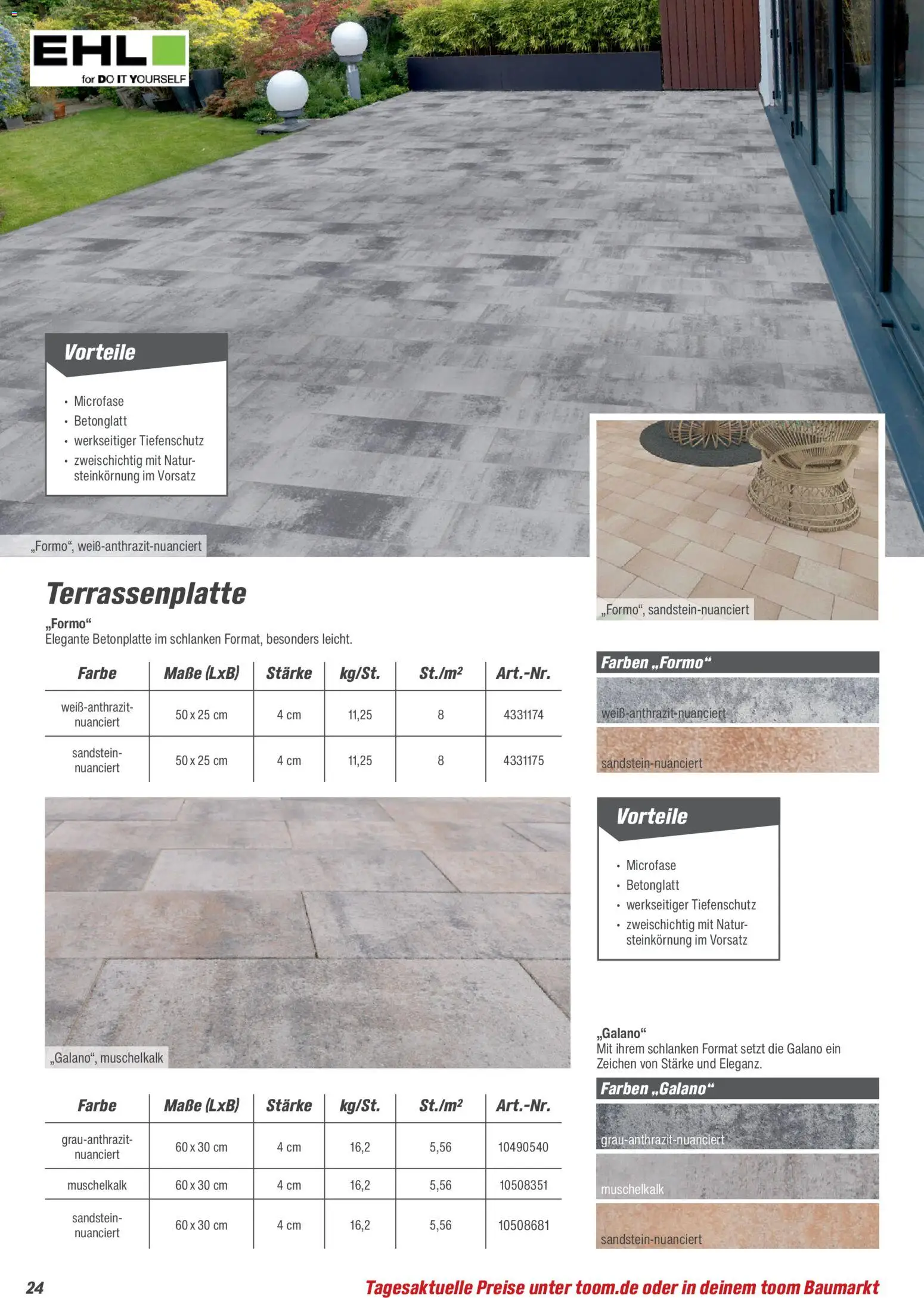 Toom Baumarkt Gartenbaustoffe 2026 – gültig ab 20.02.2026 | Seite: 24