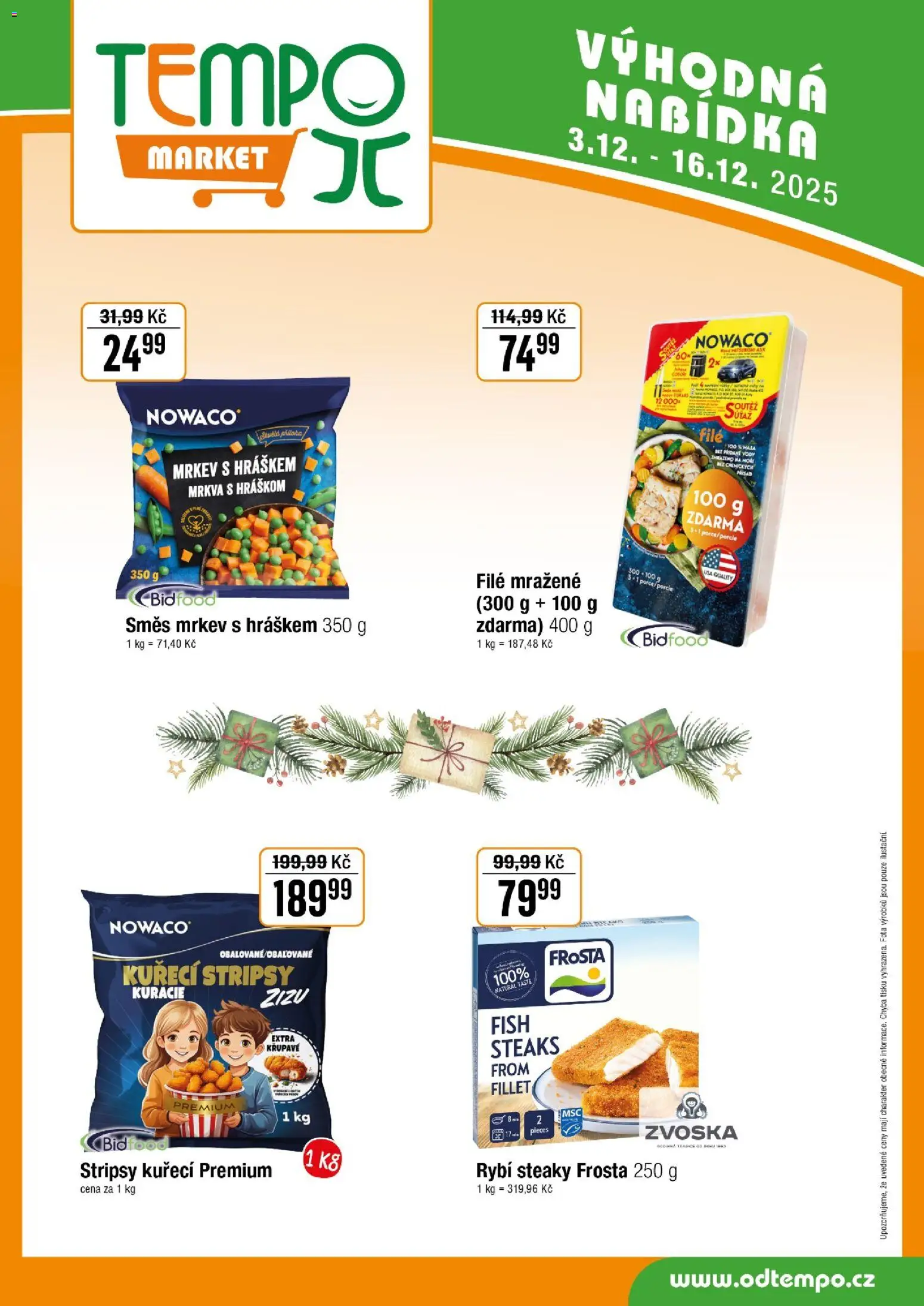 Tempo leták od 03.12.2025 | Strana: 11 | Produkty: Mrkev, Kuřecí stripsy, File