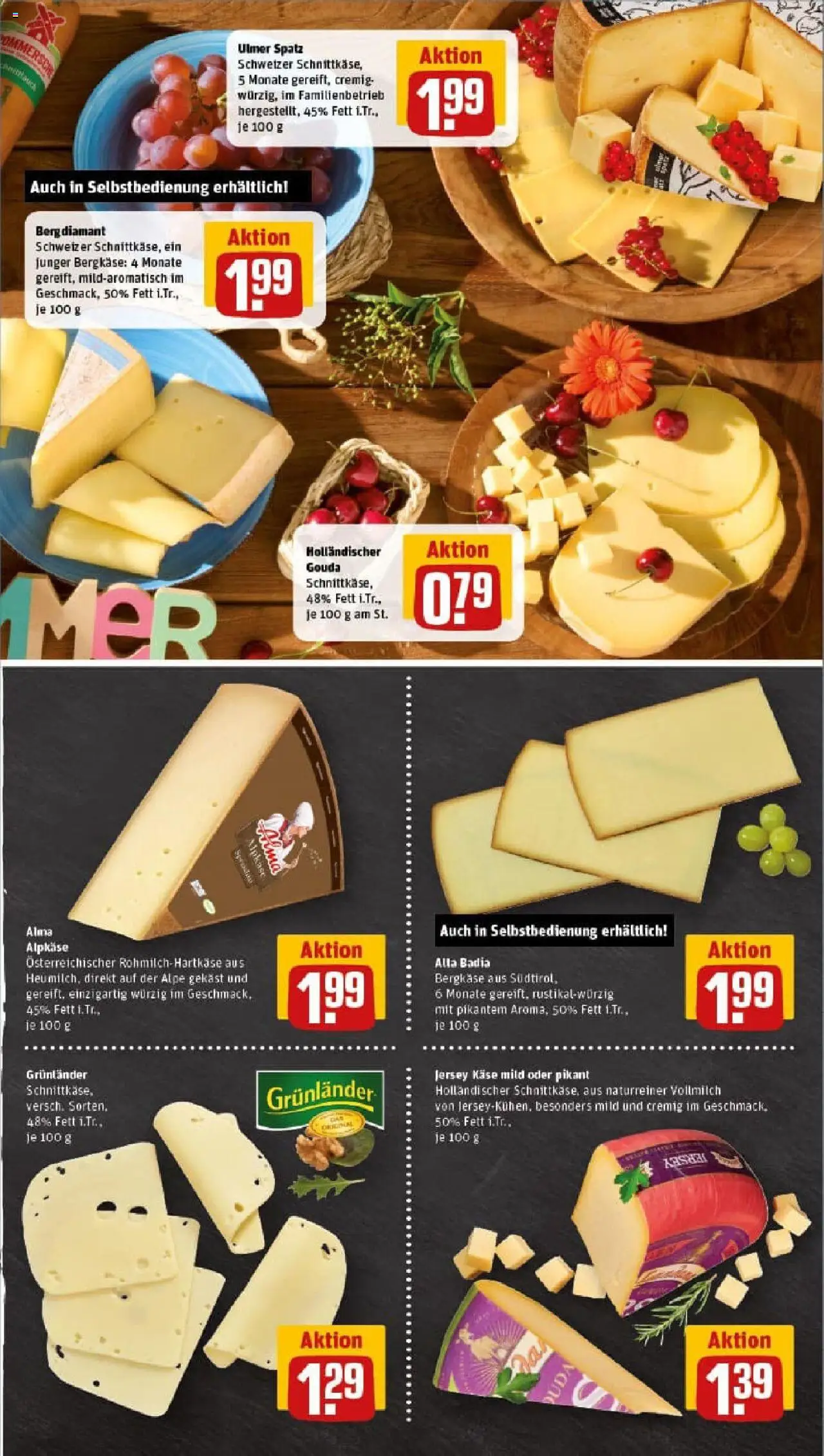 Rewe prospekt Soest	 - gültig ab dem 13.07.2025 | Seite: 9 | Produkte: Käse, Gouda, Grunlander