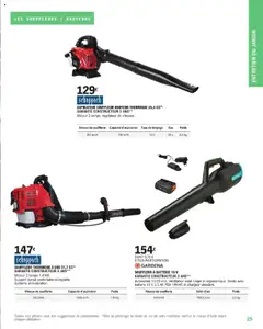  | Page: 25 | Produits: Poids, Aspirateur, Broyeur, Batterie