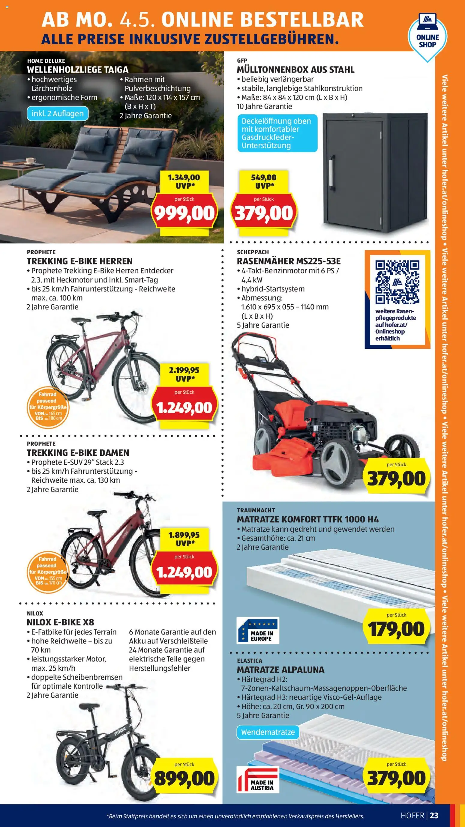 Hofer AT akciós ujság - amely érvényes a következő dátumtól: 02.05.2026 | Oldal: 29