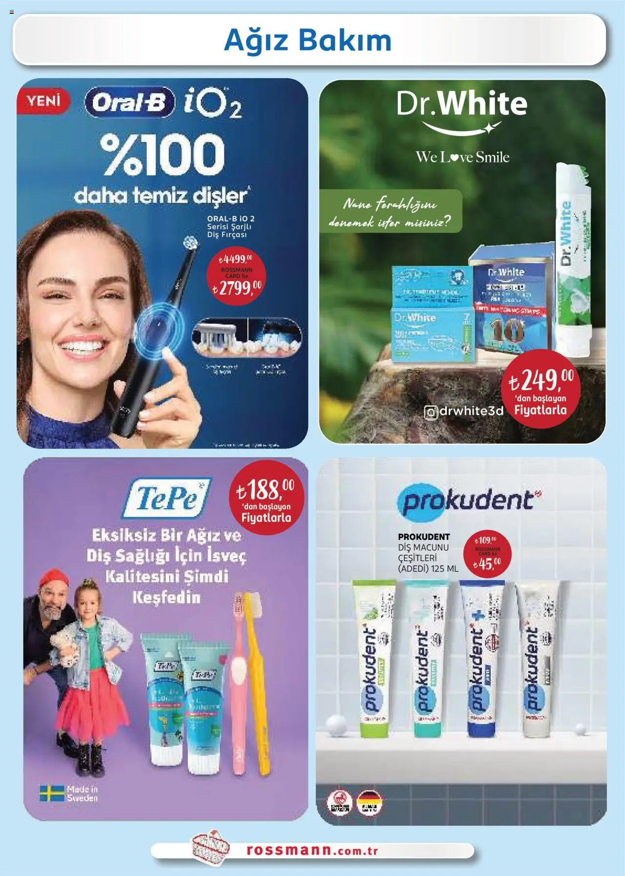 Rossmann Haziran Kişisel Bakım Kataloğu - 29.05.2025 tarihinden itibaren geçerlidir | Sayfa: 14 | Ürünler: Diş macunu, Diş fırçası, Nane