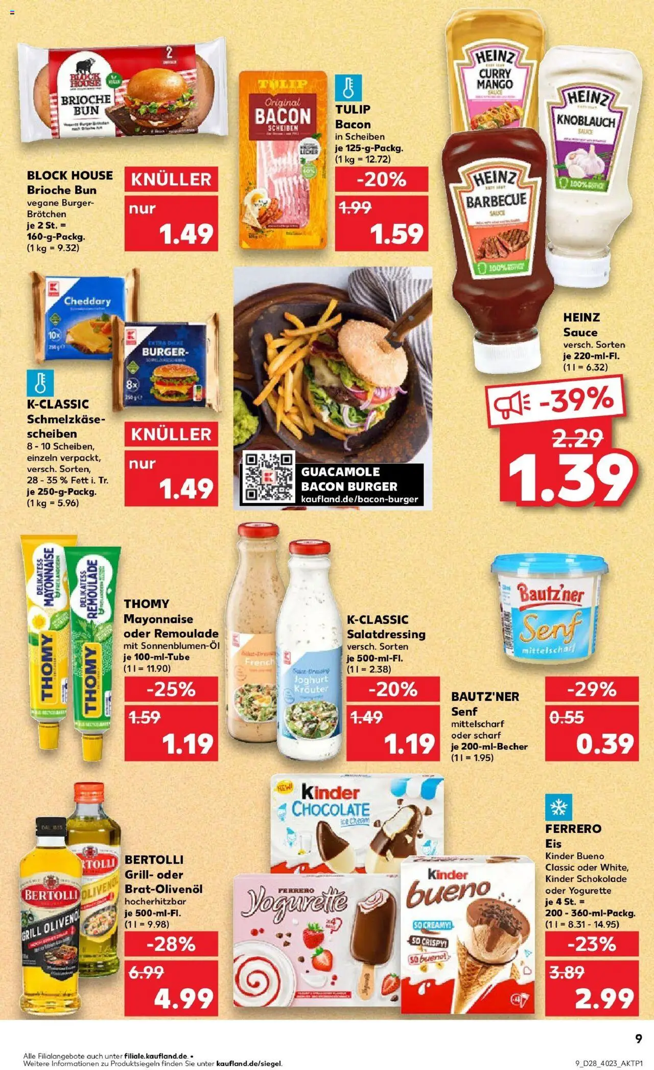 Kaufland prospekt Staßfurt	 - gültig ab dem 13.07.2025 | Seite: 24 | Produkte: Joghurt, Schokolade, Sonnenblumenol, Kinder bueno