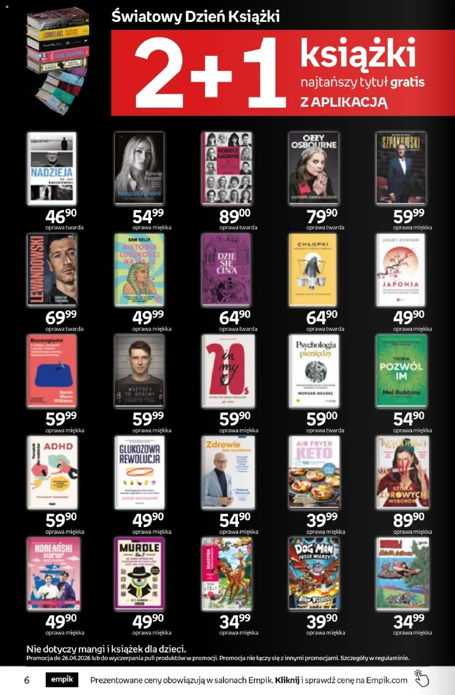Empik promocje - Tom kultury Książki od 22.04.2026 | Strona: 6 | Produkty: Starter, Książki
