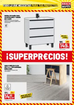Vista previa Brico Depôt folleto válido desde el 02.01.2026 | Página: 3 | Productos: Caja, Lavabo, Baño