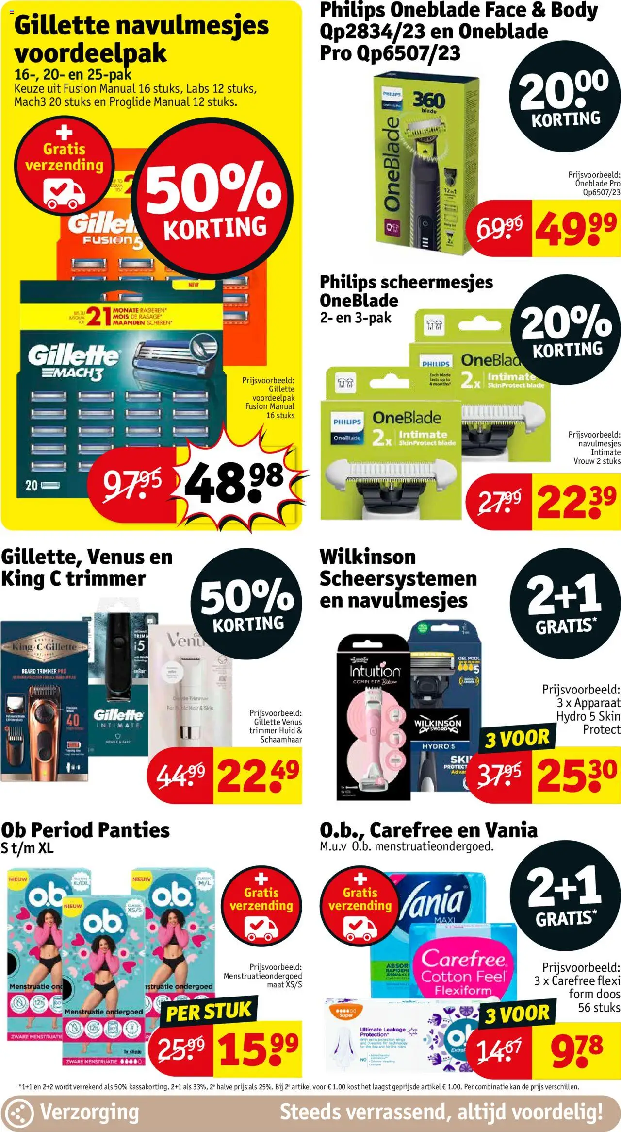 {H1} | Pagina: 28 | Producten: Gel, Trimmer, Kan, Slipje
