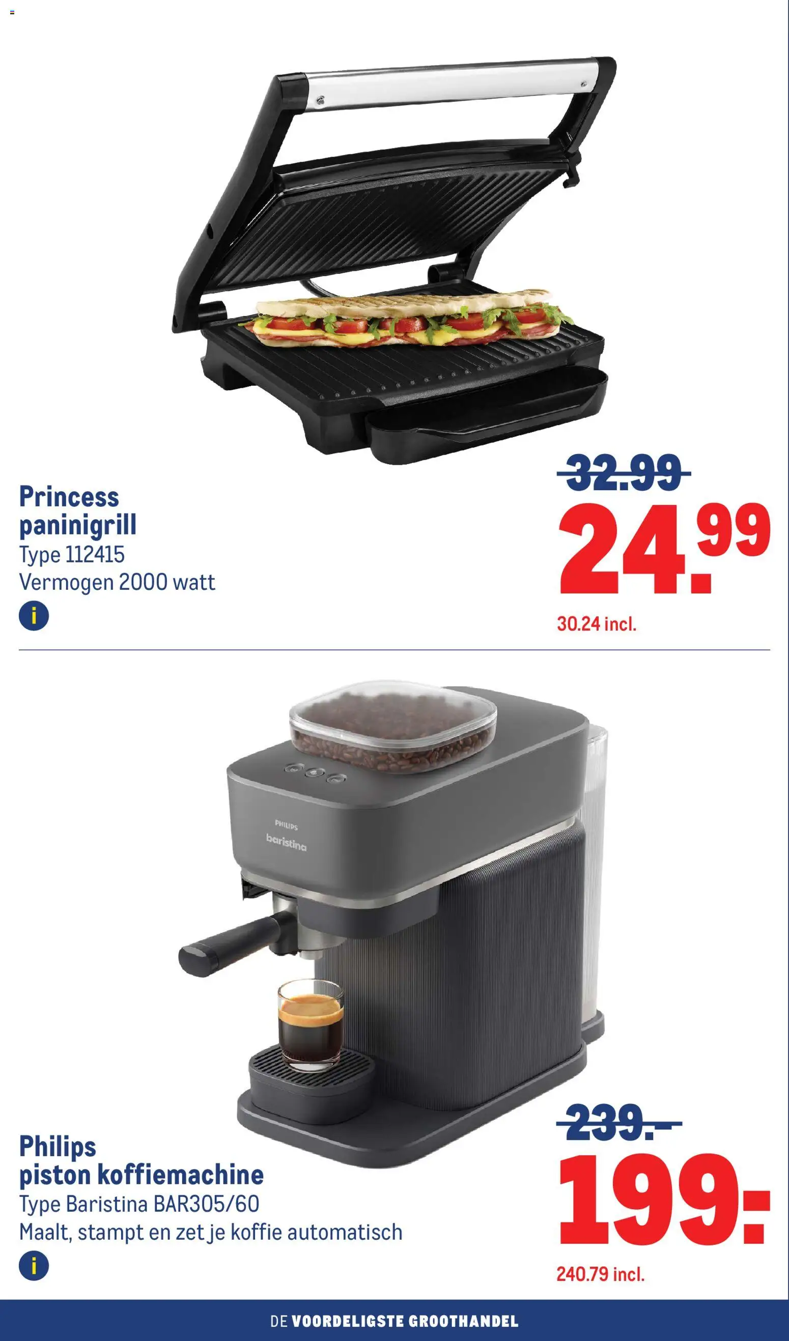 {H1} | Pagina: 8 | Producten: Koffie, Koffiemachine