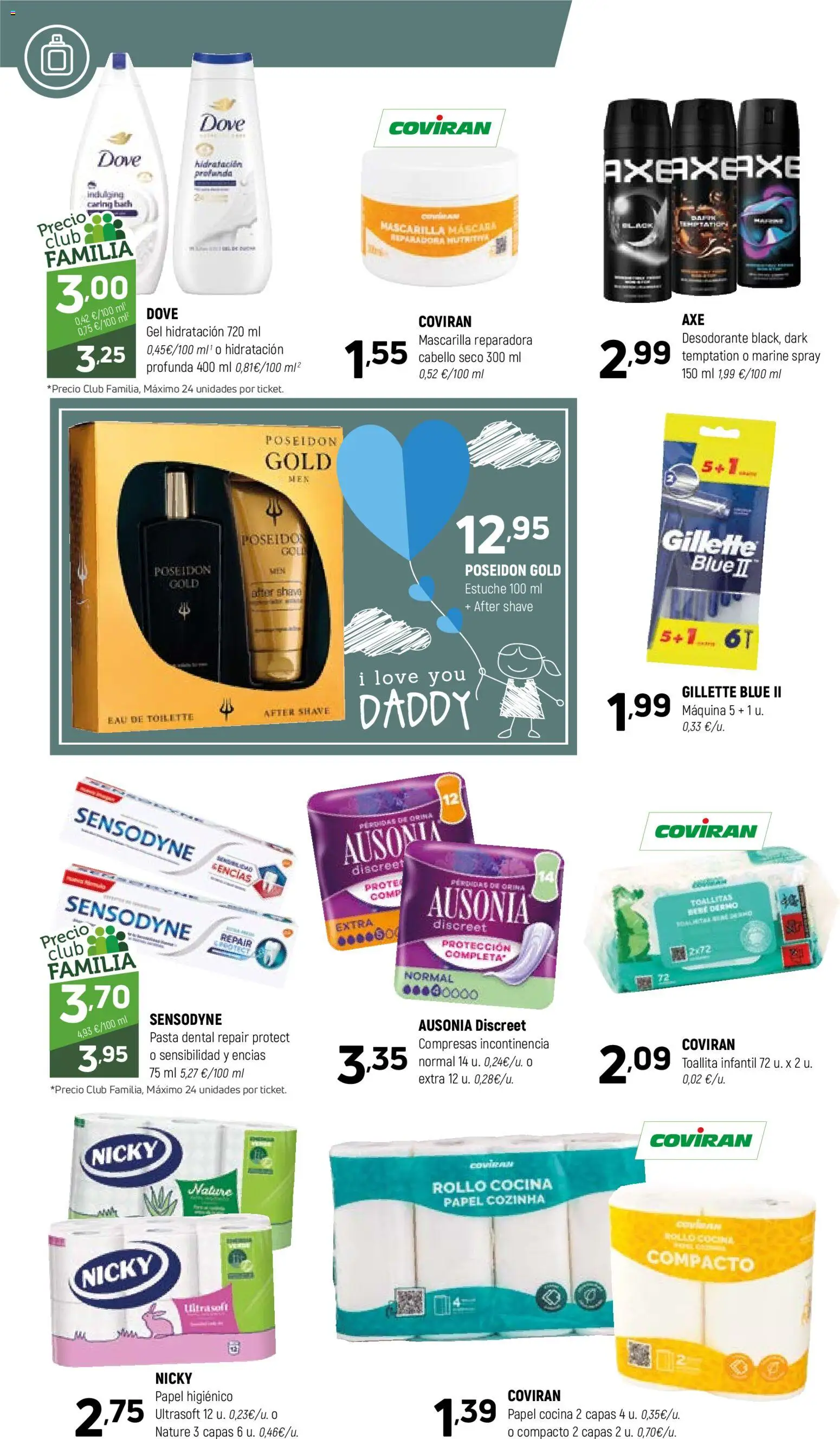 Coviran - Galicia │ válido desde el 10.03.2026 | Página: 14 | Productos: Desodorante, Pasta dental, Papel higienico, Pasta