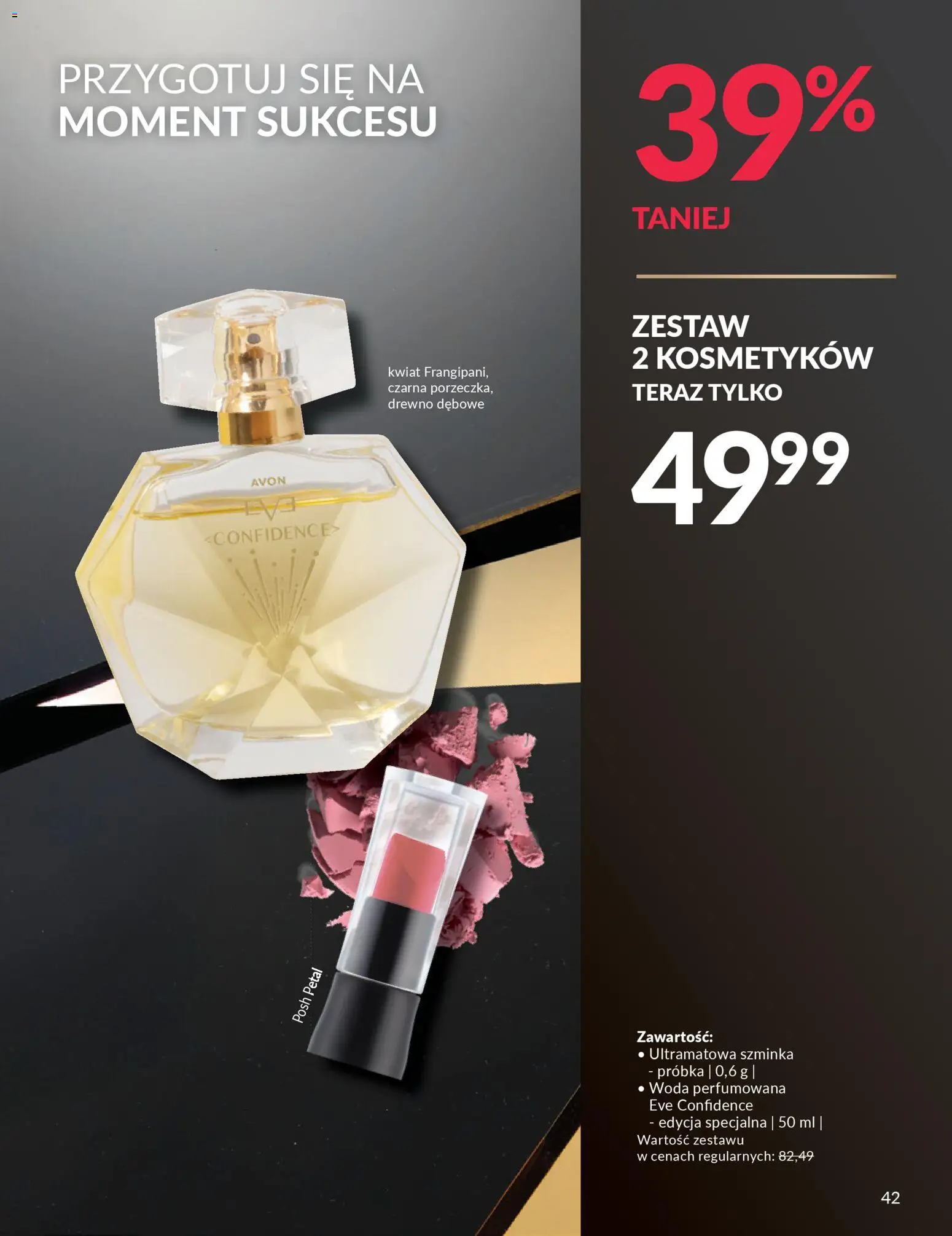 Avon Black Friday od 13.11.2025 | Strona: 42 | Produkty: Szminka, Woda