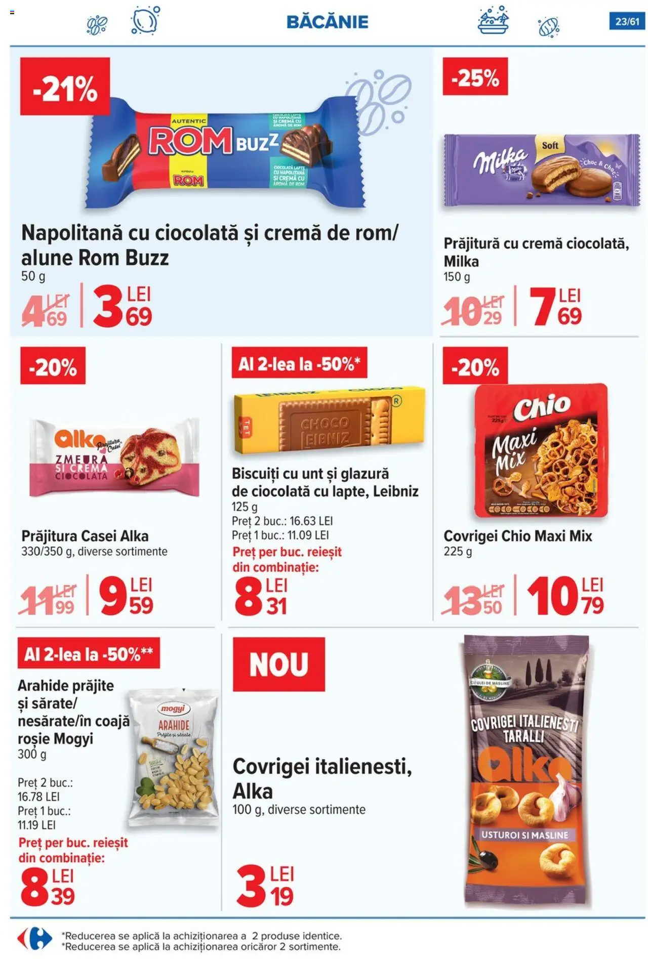 Catalog Carrefour – valabil de la 13.08.2025 | Pagină: 24 | Produse: Zmeură, Prăjitură, Covrigei, Rom