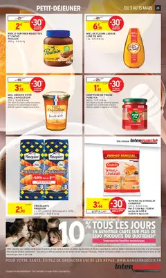 Intermarché - Prévisualisation de MIEL DE FLEURS LIQUIDE, Miel de fleurs liquide Lune de Miel, 1 kg valide à partir de 03.03.2026 | Page: 25