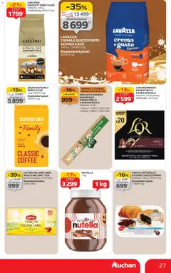 Auchan Akciós újság - amely érvényes a következő dátumtól: 18.12.2025 | Oldal: 27