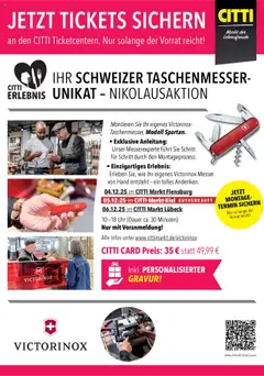 CITTI Markt Taschenmesser-Unikat ab 20.10.2025 gültig