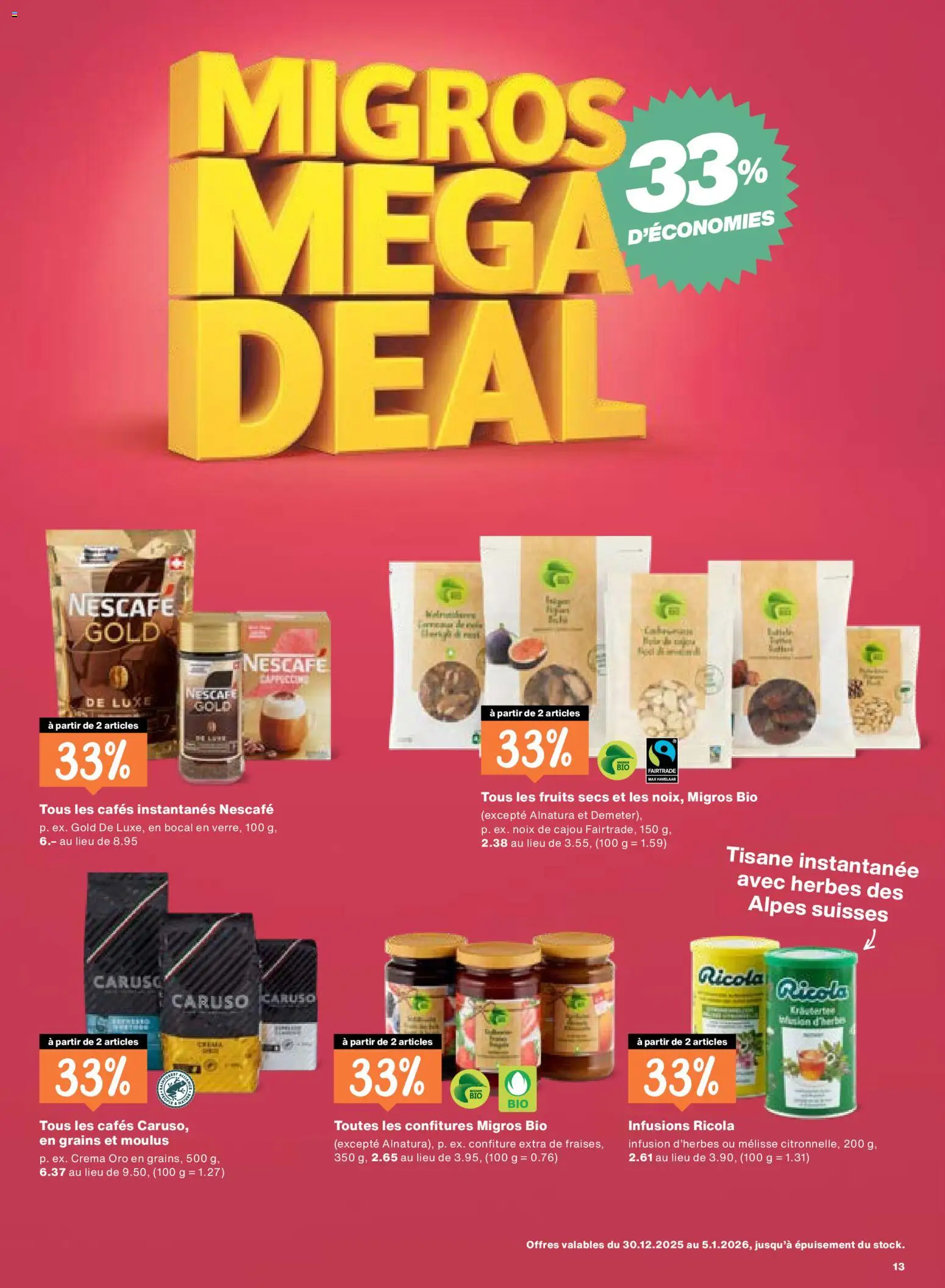 Migros Aktionen FR – gültig ab 30.12.2025 | Seite: 13