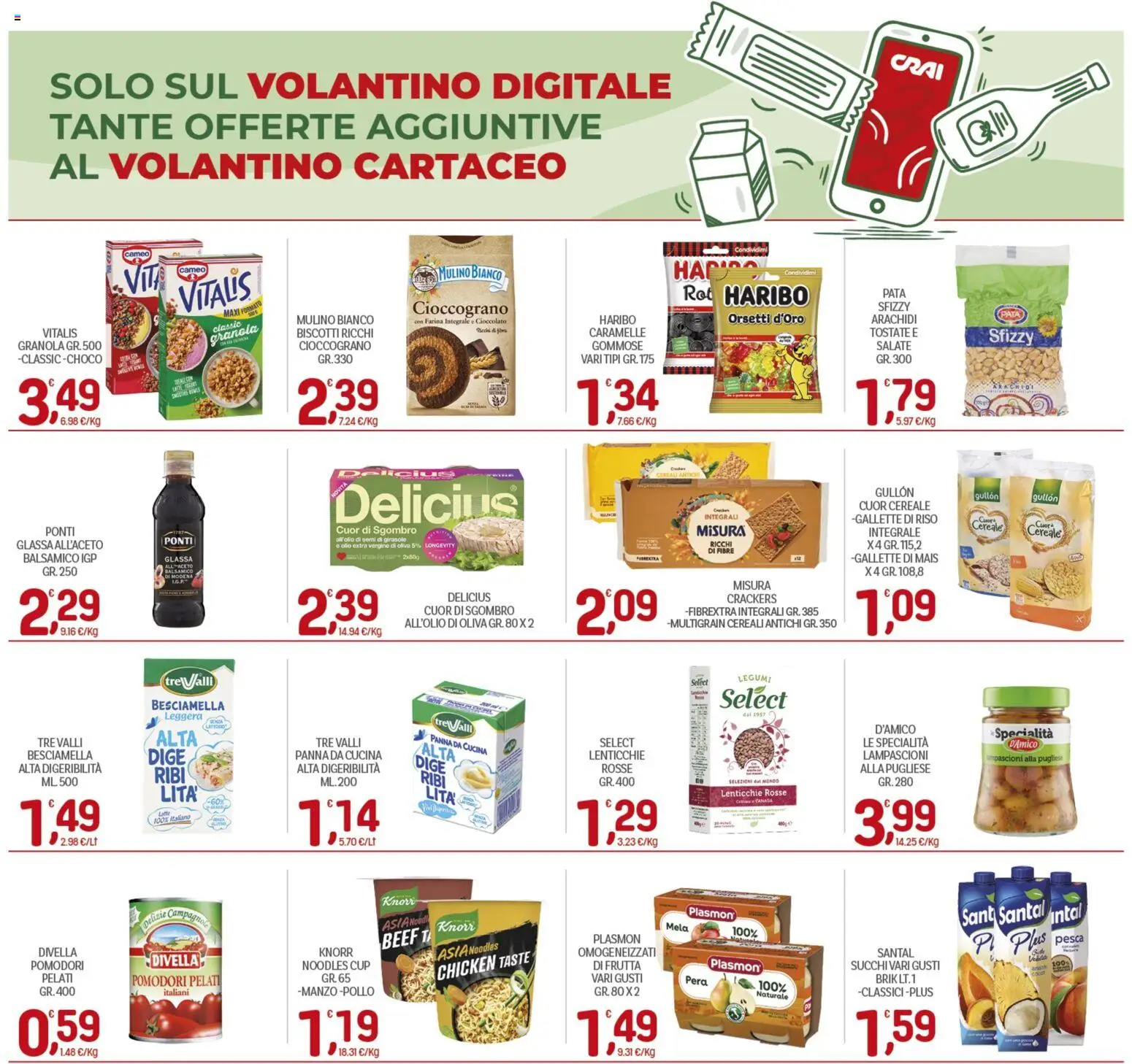 Volantino CRAI del 08.01.2026 | Pagina: 21 | Prodotti: Cioccolato, Cereali, Tubo, Frollini