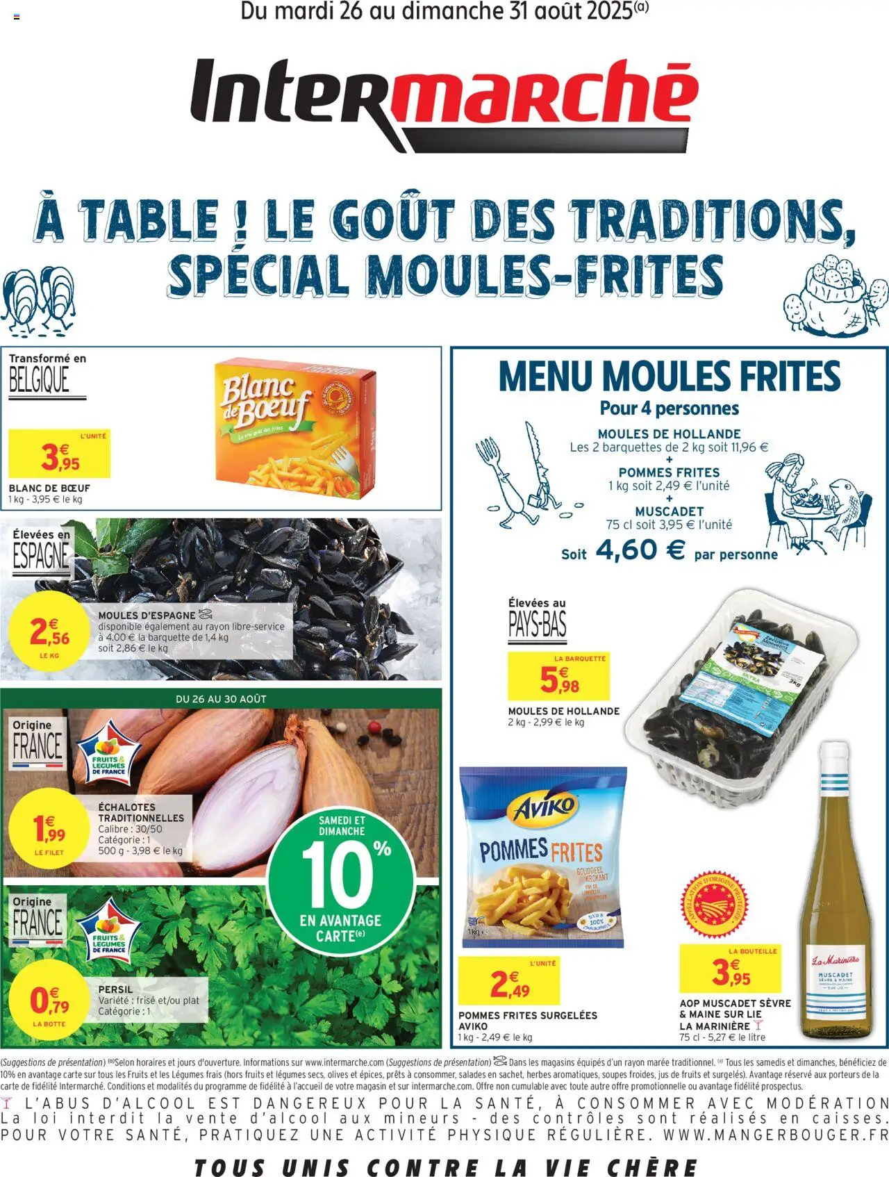  | Page: 1 | Produits: Moules de hollande, Olives, Persil, Jus