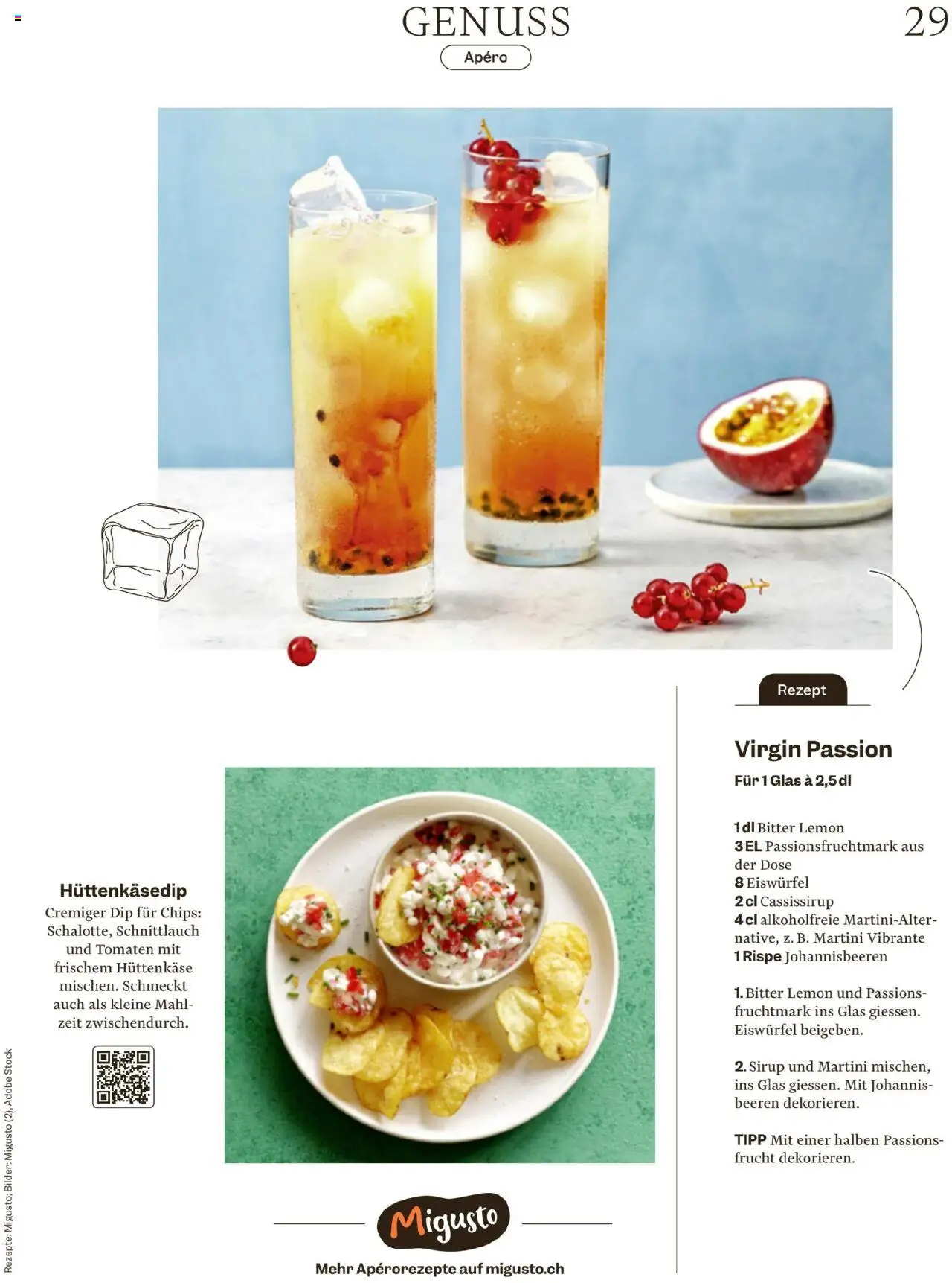 Migros Magazin ab 08.07.2025 | Seite: 29 | Produkte: Tomaten, Chips, Hüttenkäse, Bilder