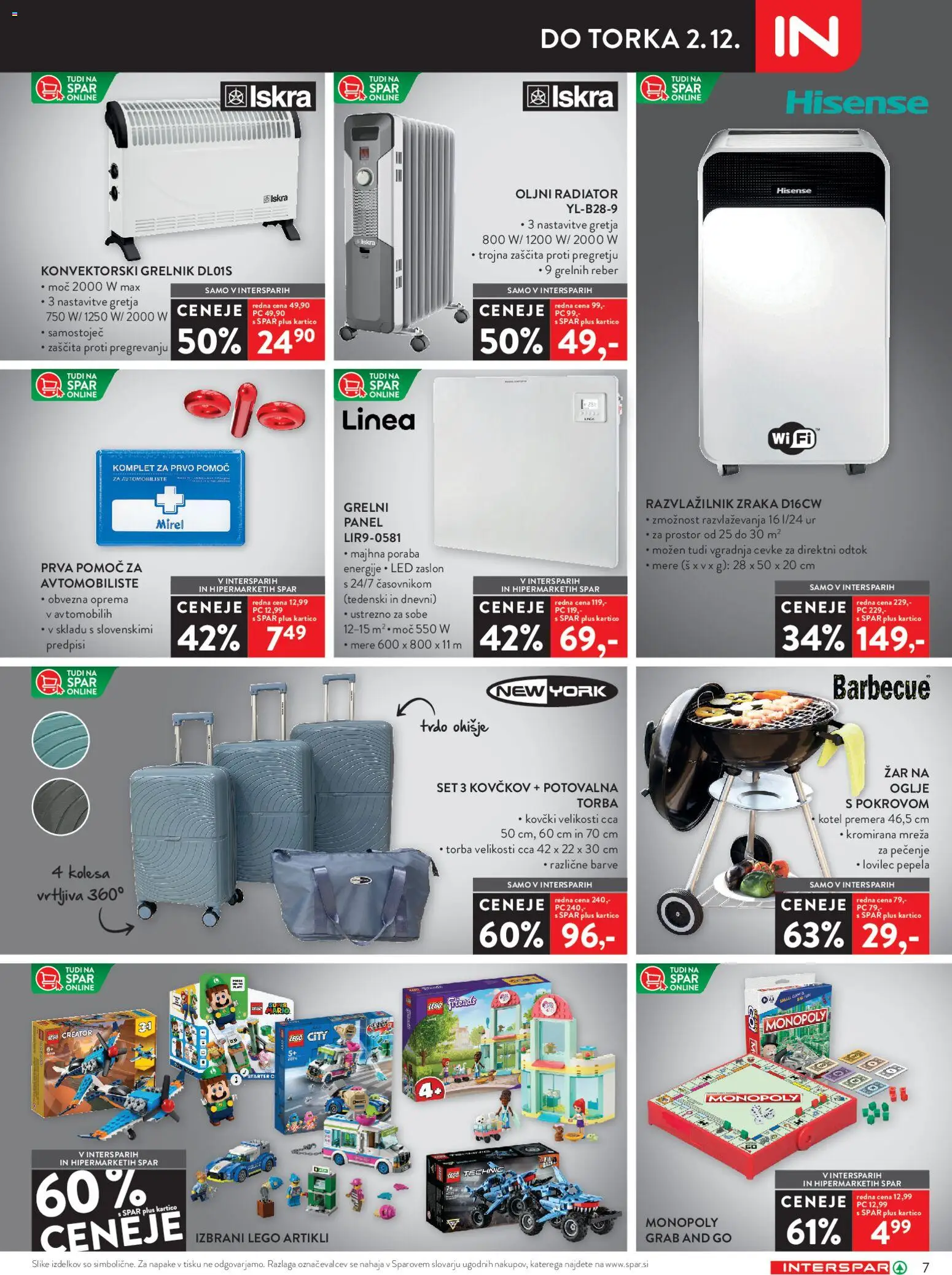 Novi Spar katalog ponudbe – veljaven od 19.11.2025 | Stran: 7 | Izdelki: Radiator, Torba, Zar