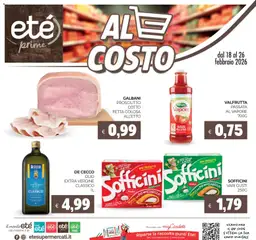 Anteprima del volantino Eté Prime catalogo valido a partire dal 18.02.2026