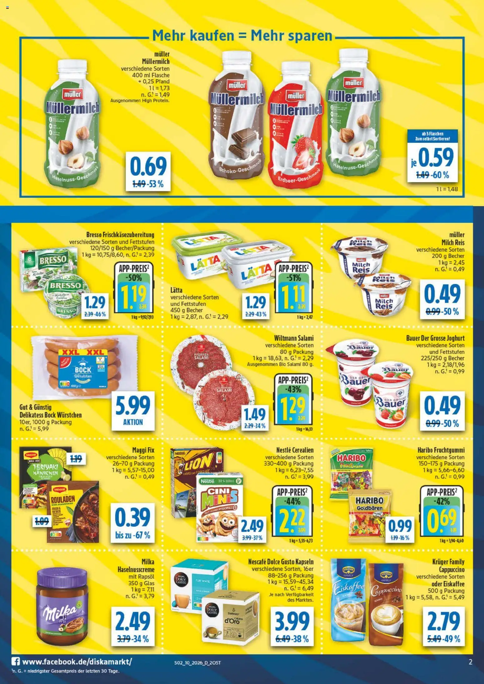 AEZ Prospekt 	 – gültig ab 02.03.2026 | Seite: 2 | Produkte: Maggi, Haribo, Maggi fix, Dolce gusto