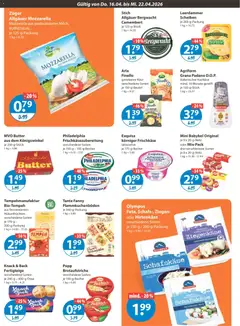 V-Markt Angebote ab 16.04.2026 gültig | Seite: 6 | Produkte: Butter, Ziegenkäse, Exquisa, Babybel