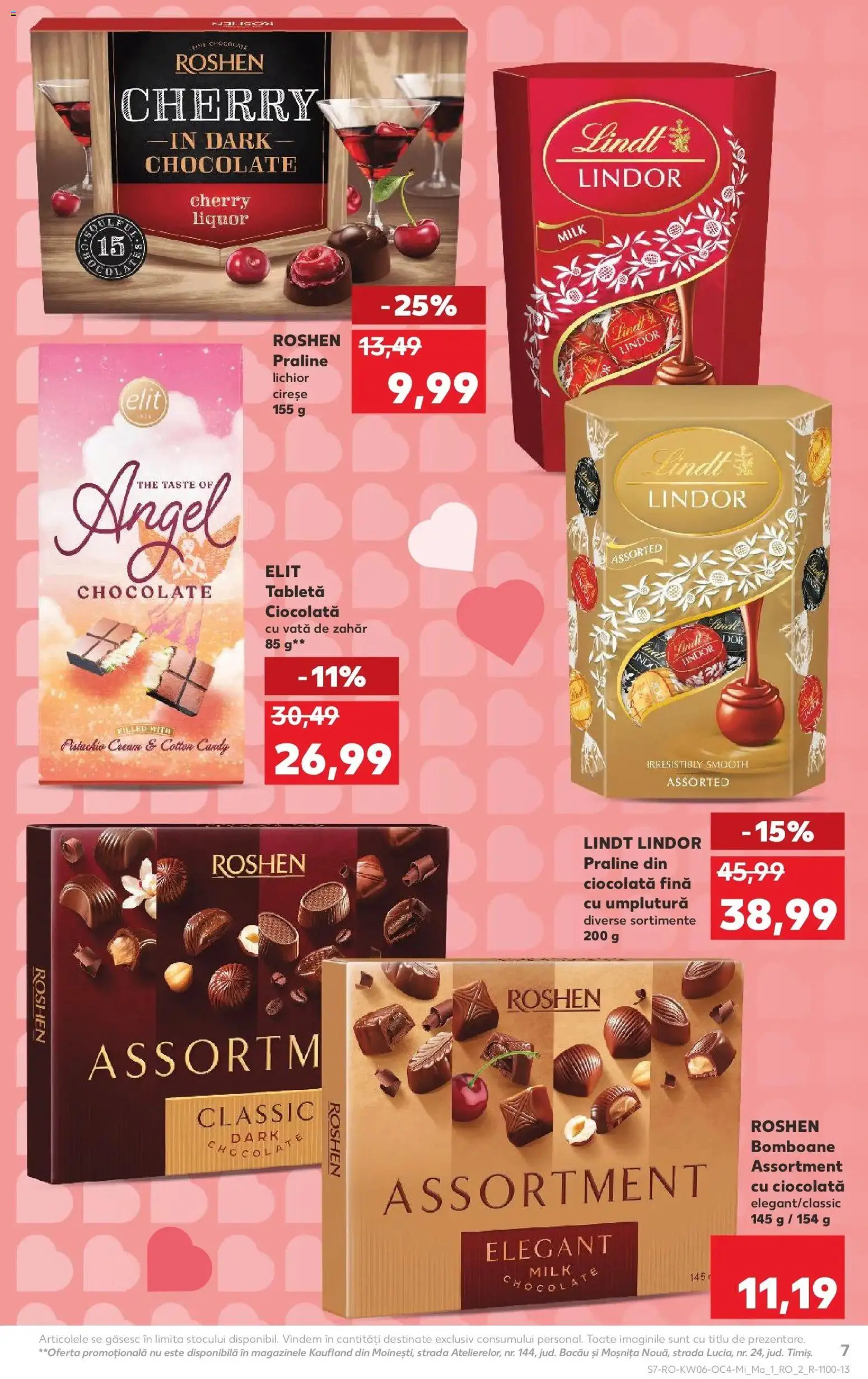 Noul catalog Kaufland – valabil de la 04.02.2026 | Pagină: 7 | Produse: Tabletă, Praline, Bomboane, Cireșe