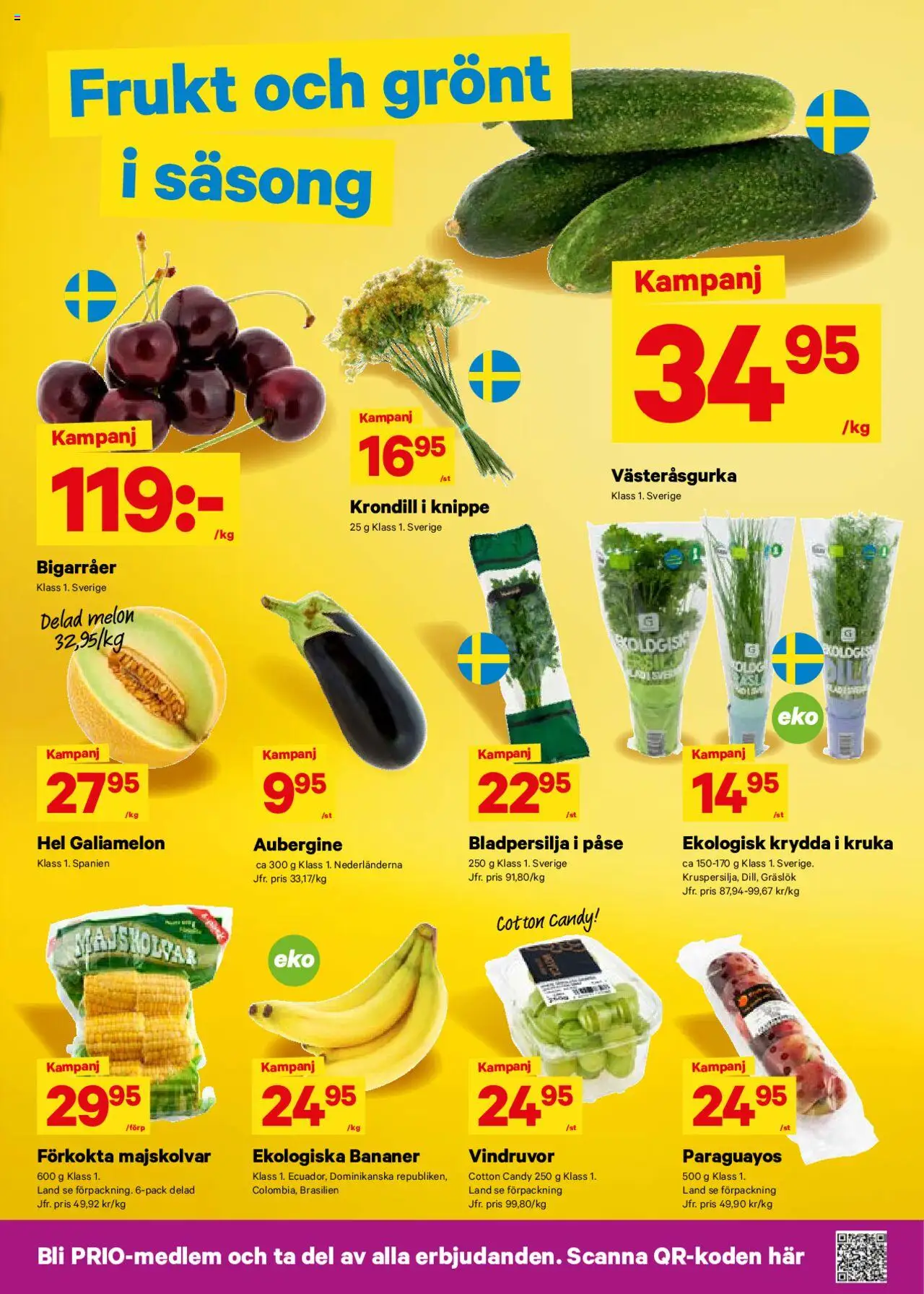 City Gross reklamblad aktuell från 04.08.2025 | Sida: 3 | Produkter: Vindruvor, Gräslök, Kruka, Aubergine