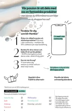 Doft, Doft - Förhandsvisning av reklamblad från butik Oriflame aktuell från 11.03.2026 | Sida: 2 | Produkter: Doft