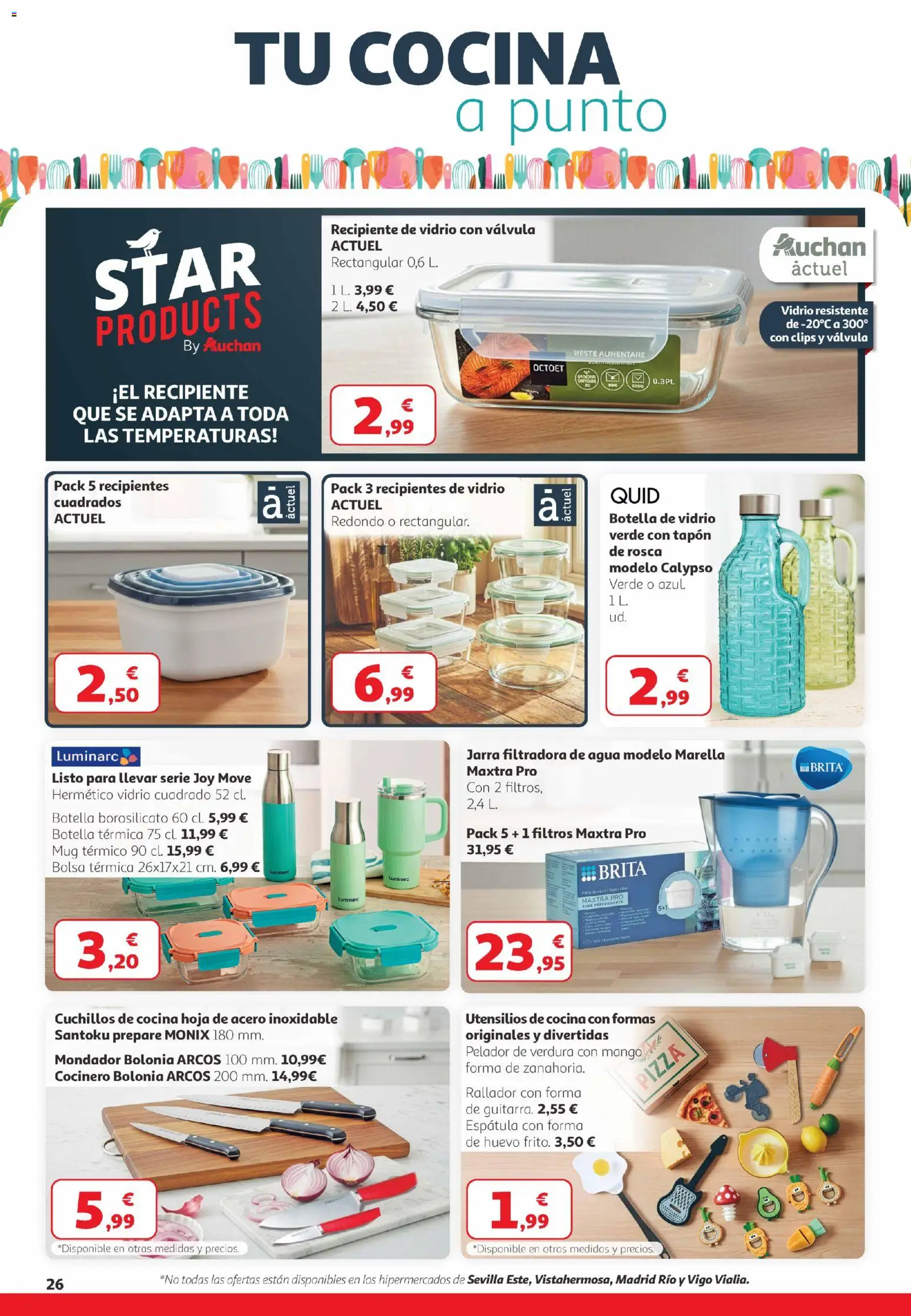 Alcampo -  Canarias │ válido desde el 26.02.2026 | Página: 26 | Productos: Pizza, Bolsa, Cocina, Ρούτερ