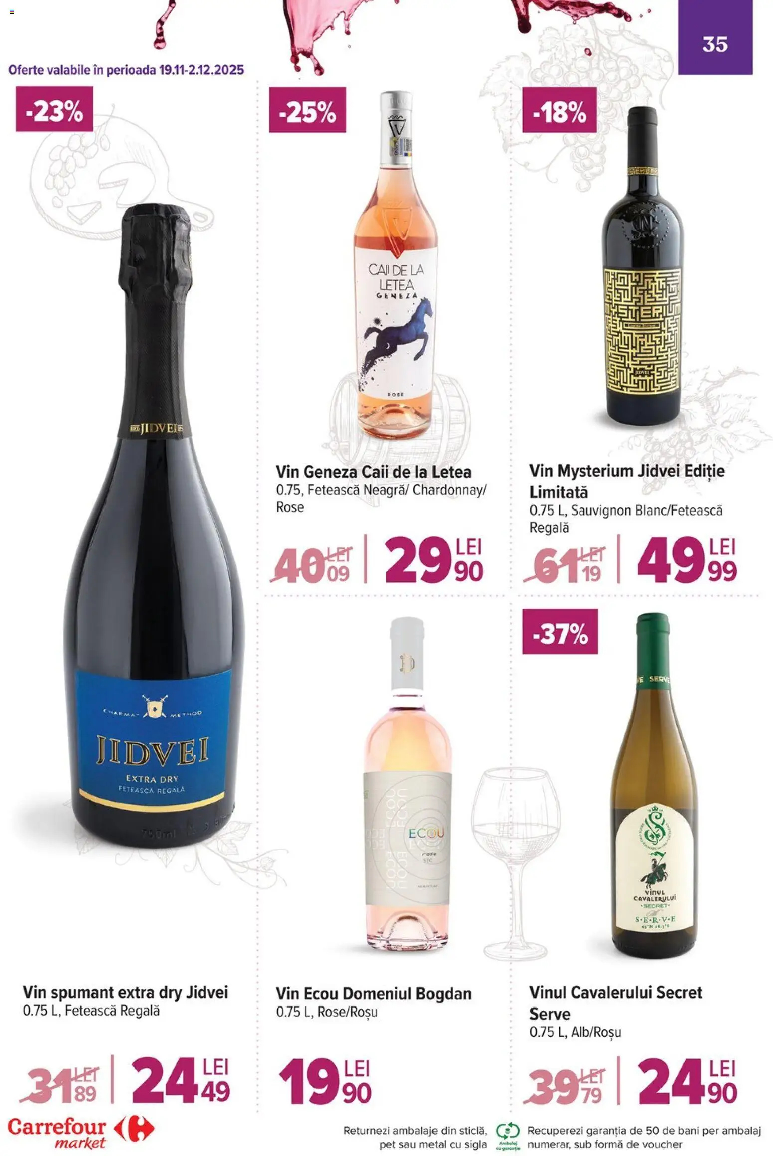 Noul catalog Carrefour – valabil de la 26.11.2025 | Pagină: 35 | Produse: Vin