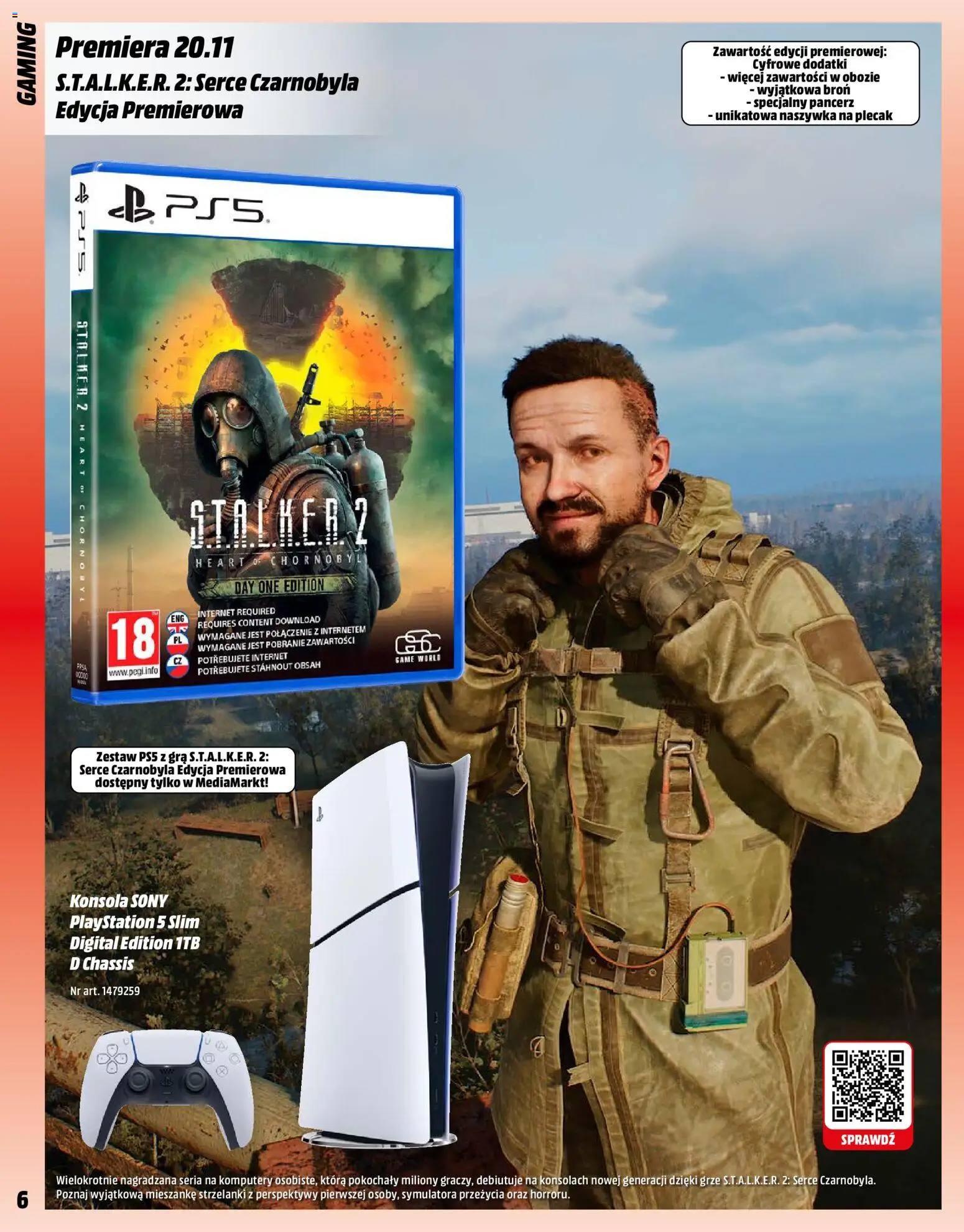 Media Markt promocje od 01.11.2025 | Strona: 6 | Produkty: Plecak, Playstation, Gra, Konsola