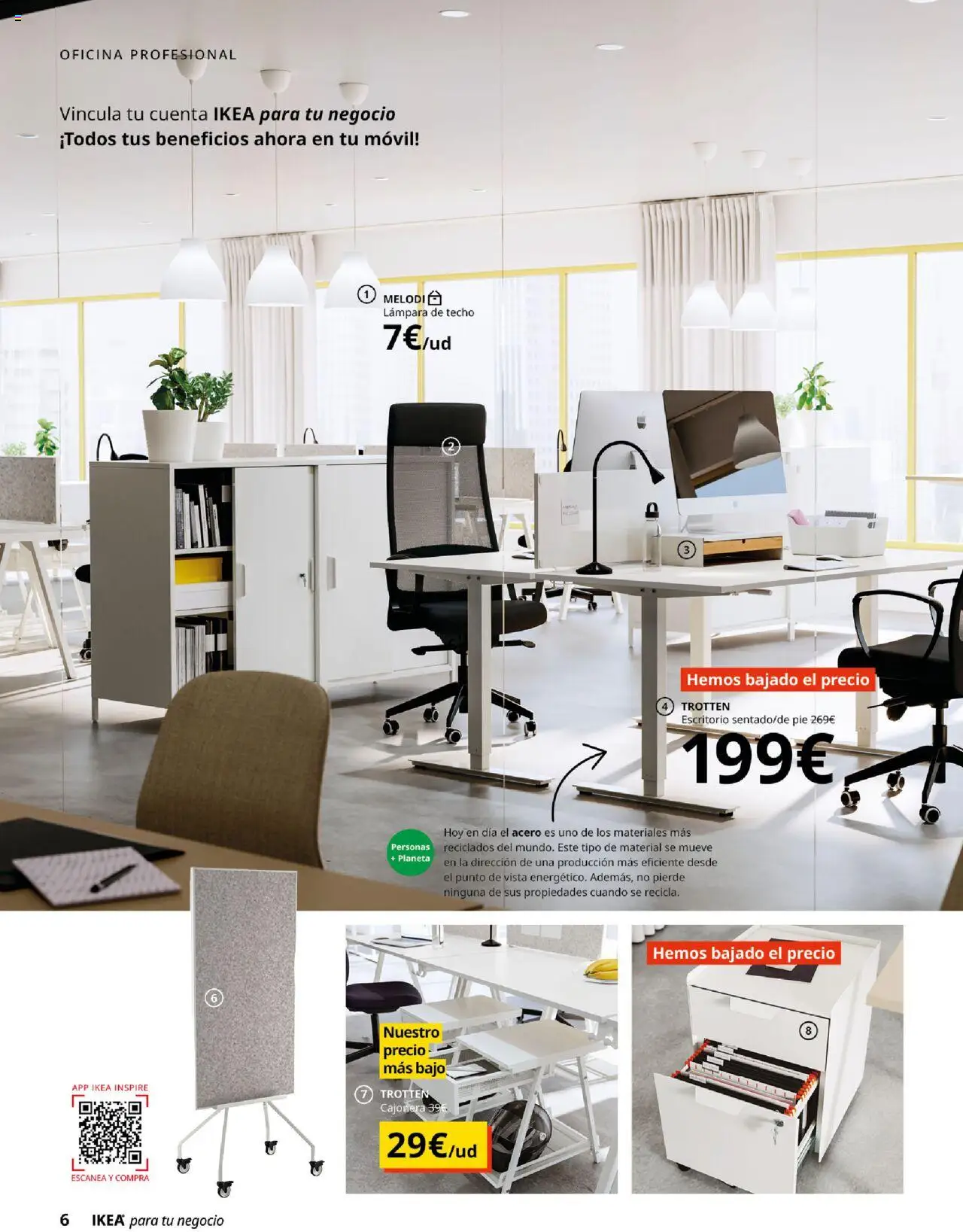 Catálogo IKEA para tu negocio │ válido desde el 04.02.2025 | Página: 6 | Productos: Lámpara de techo, Cajonera, Lámpara