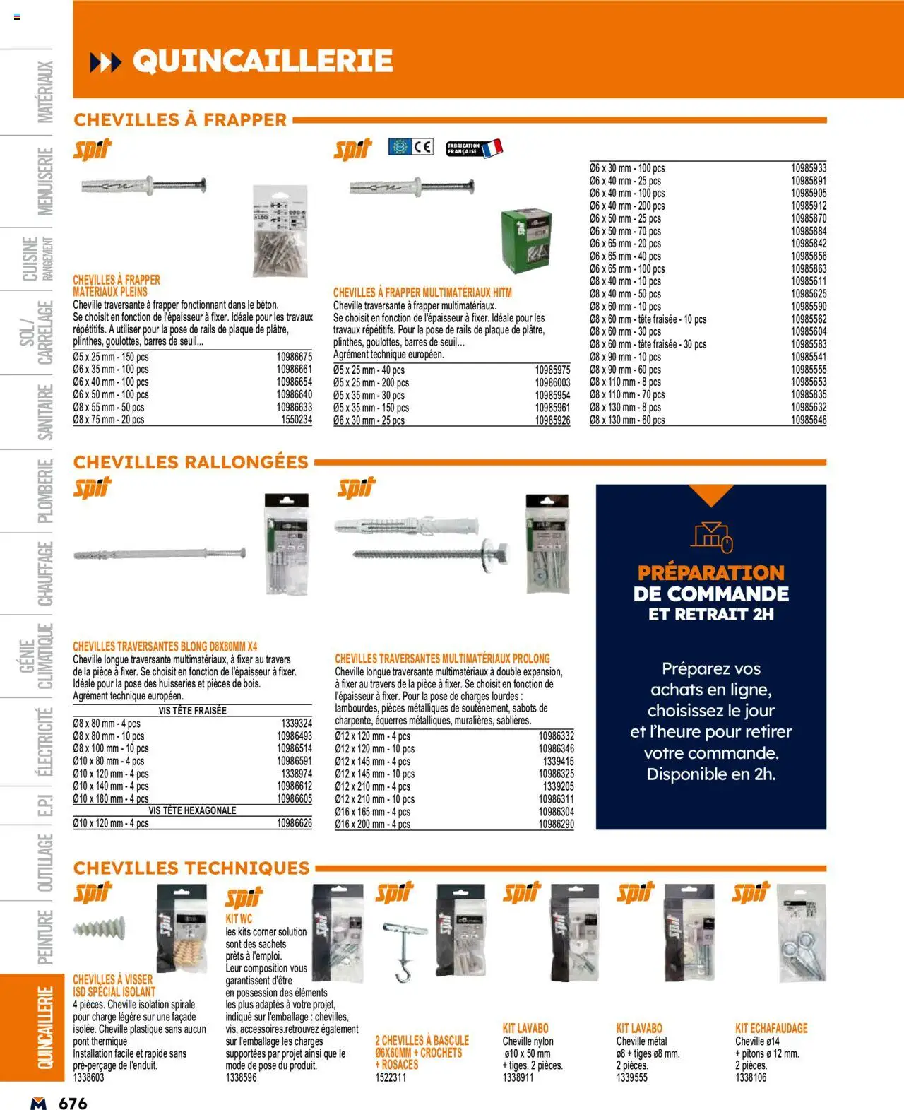  | Page: 676 | Produits: Échafaudage, Lavabo