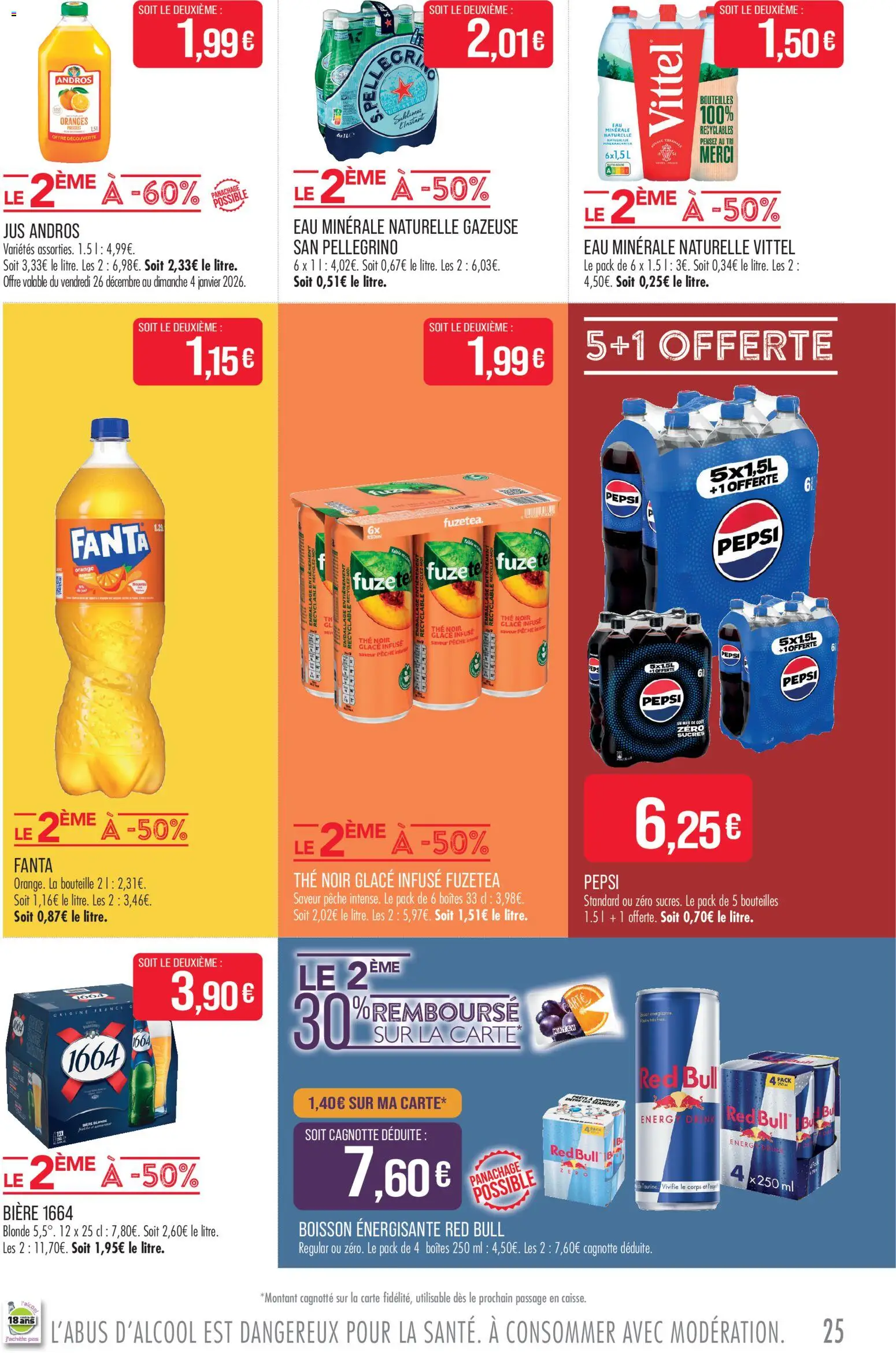 {H1} | Page: 25 | Produits: Eau minérale, Eau minerale naturelle Vittel, Vittel, Bière