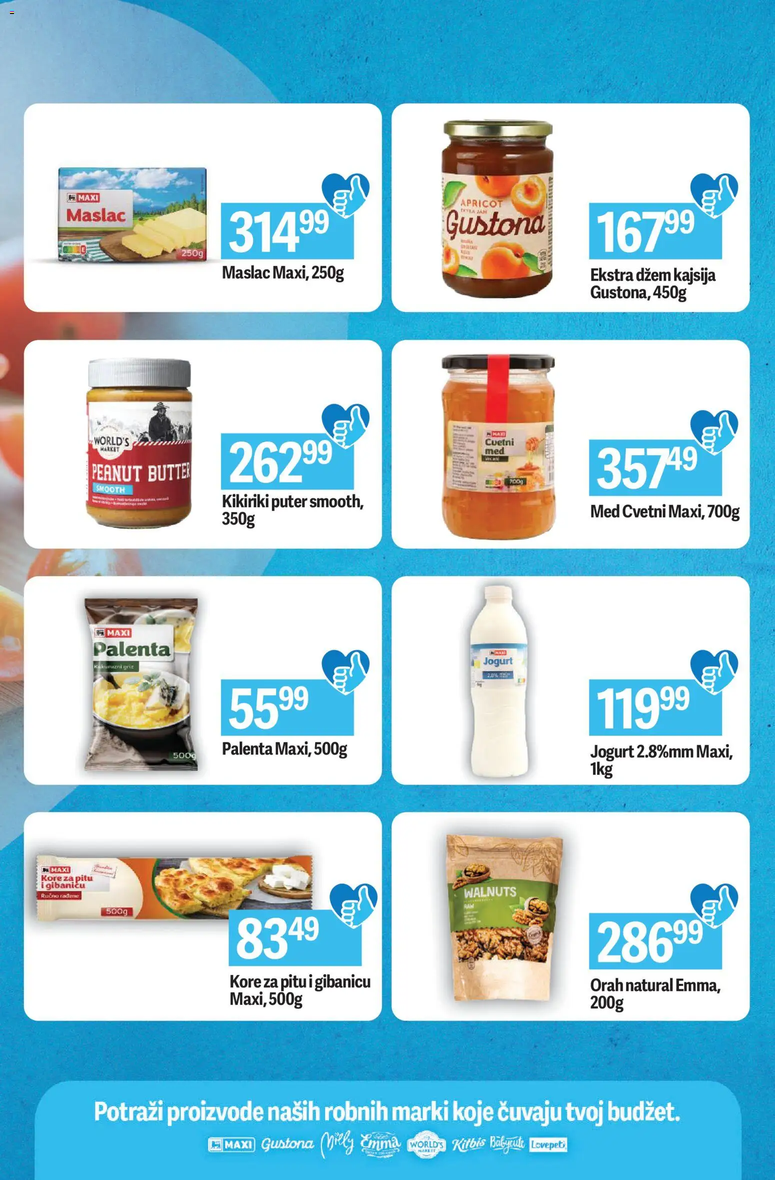 Mega Maxi katalog - važi od 23.10.2025 | Strana: 5 | Proizvode: Orah, Kikiriki, Puter, Jogurt